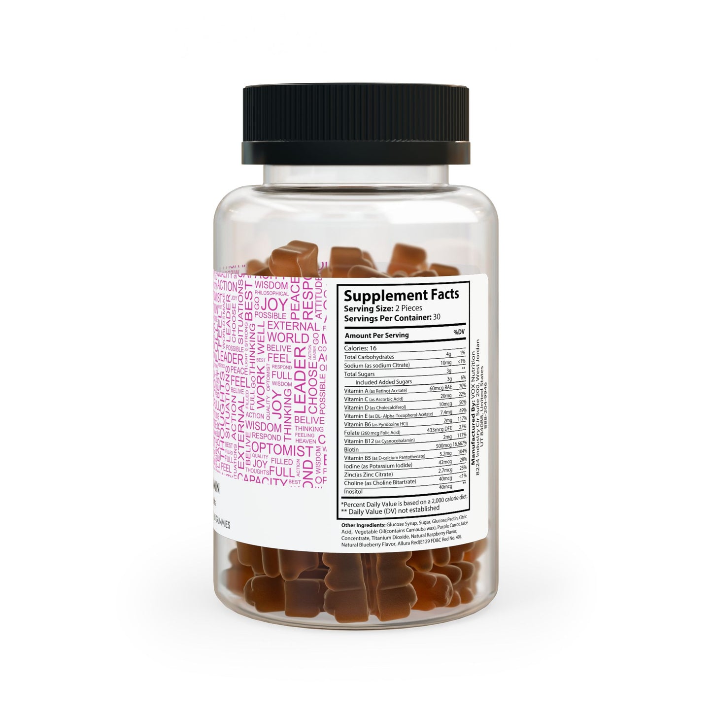 Positivity - Hair Vitamin Gummies (60 Gummies)