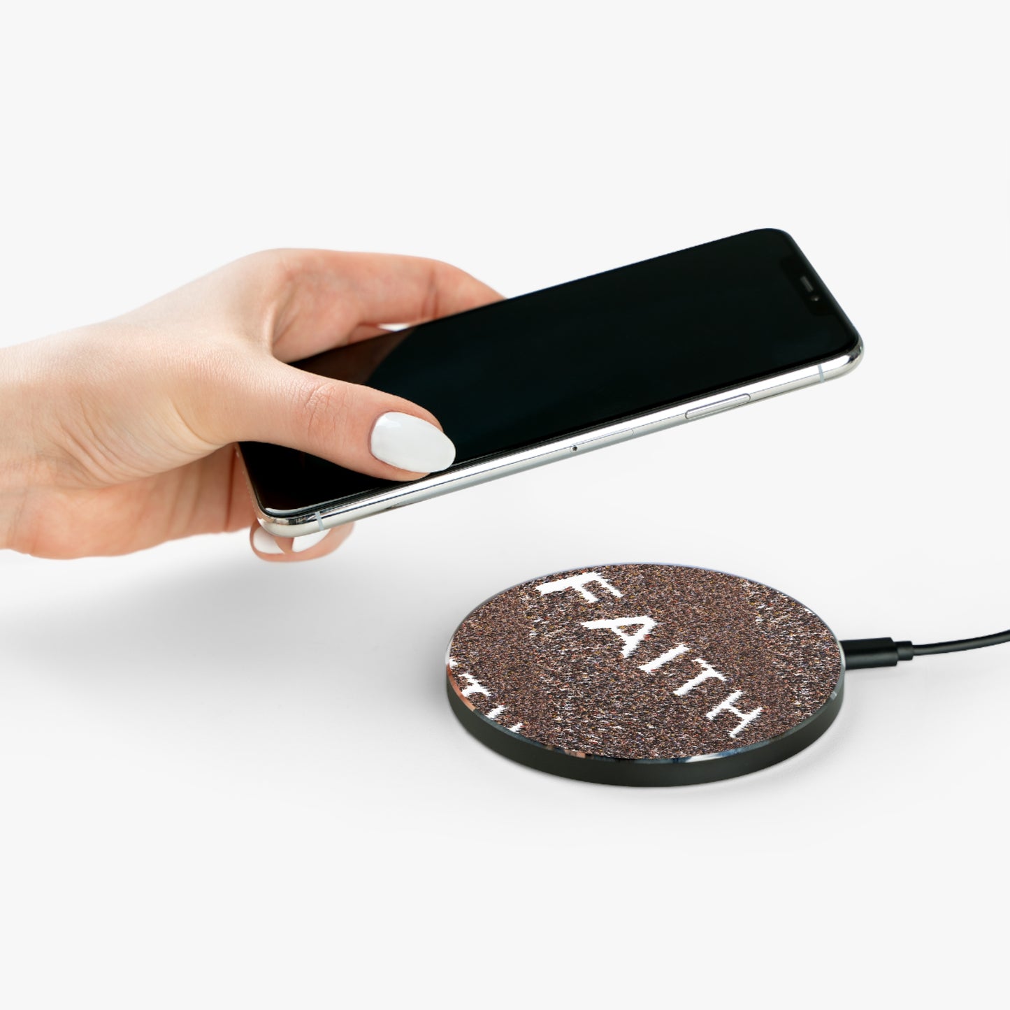 Inspirational Wireless Charger - Fast Charging with 'FAITH' Design