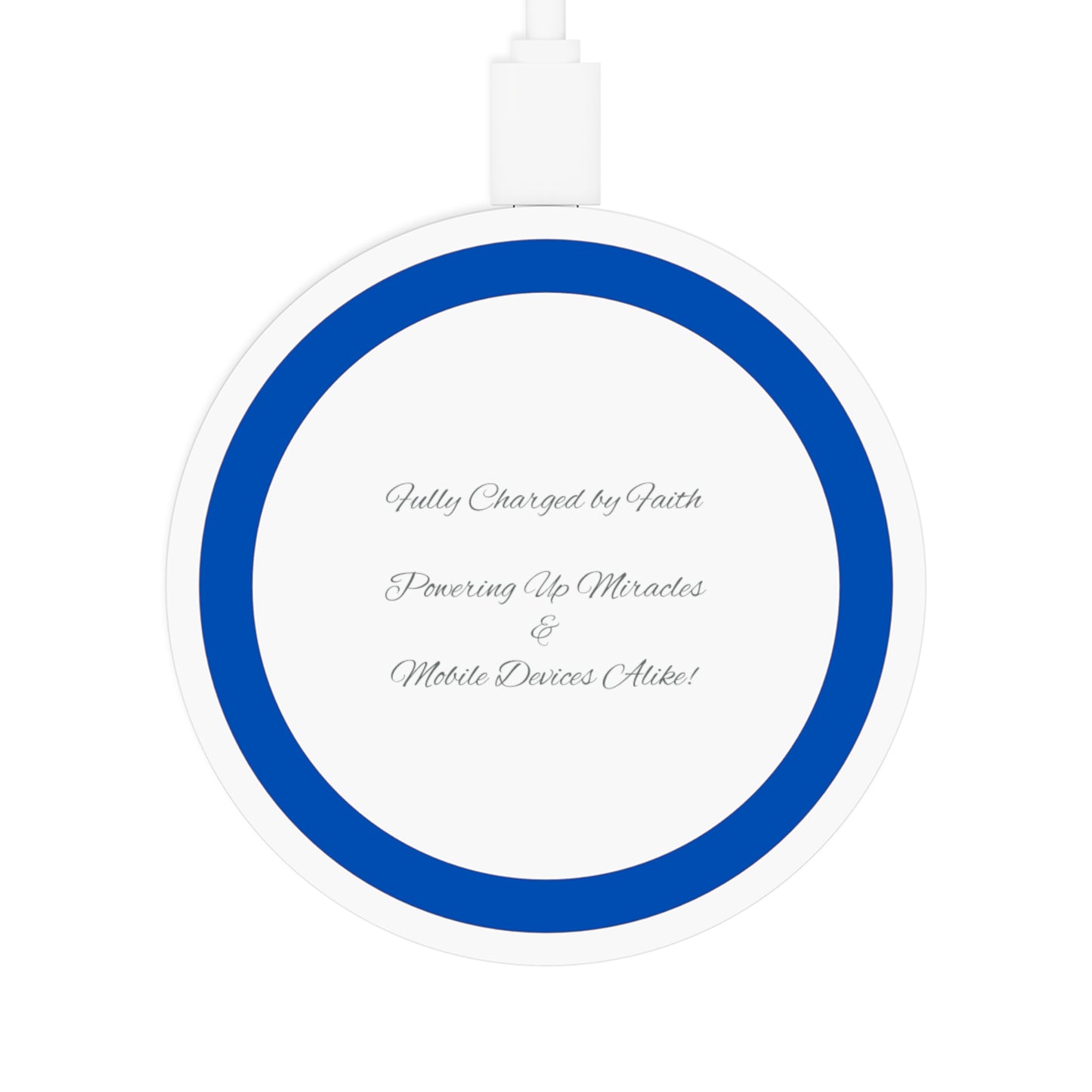 Inspirational Wireless Charging Pad - Keep Calm and Stand on God's Promises