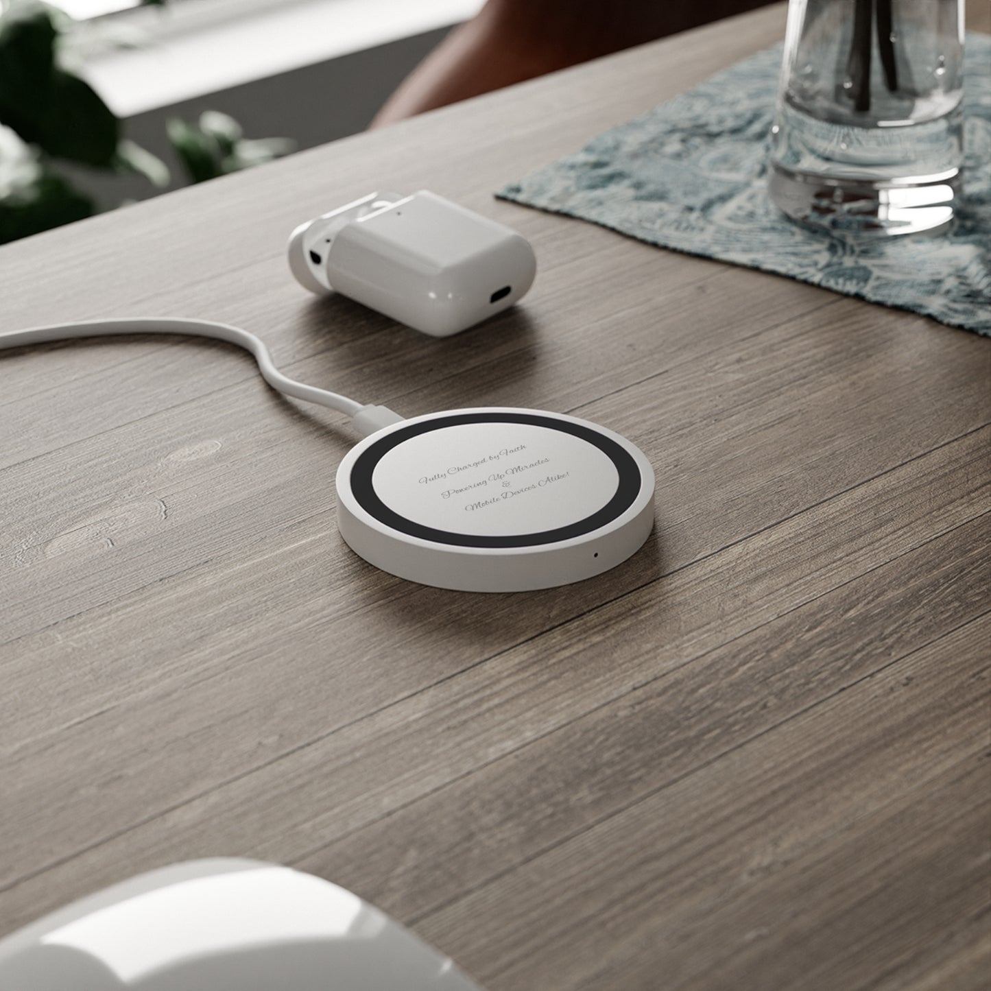 Inspirational Wireless Charging Pad - Keep Calm and Stand on God's Promises