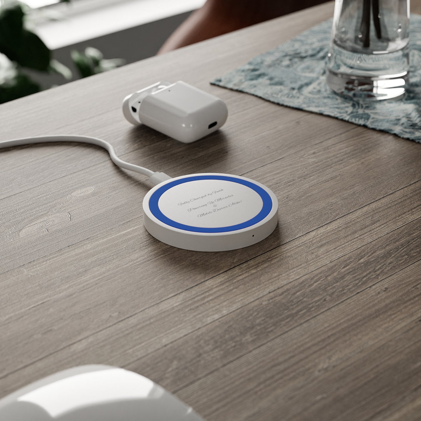 Inspirational Wireless Charging Pad - Keep Calm and Stand on God's Promises