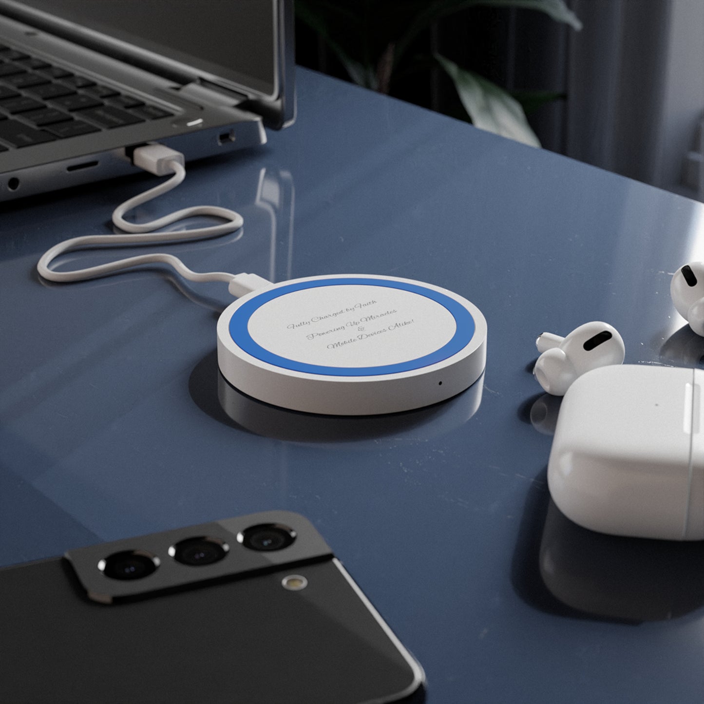 Inspirational Wireless Charging Pad - Keep Calm and Stand on God's Promises