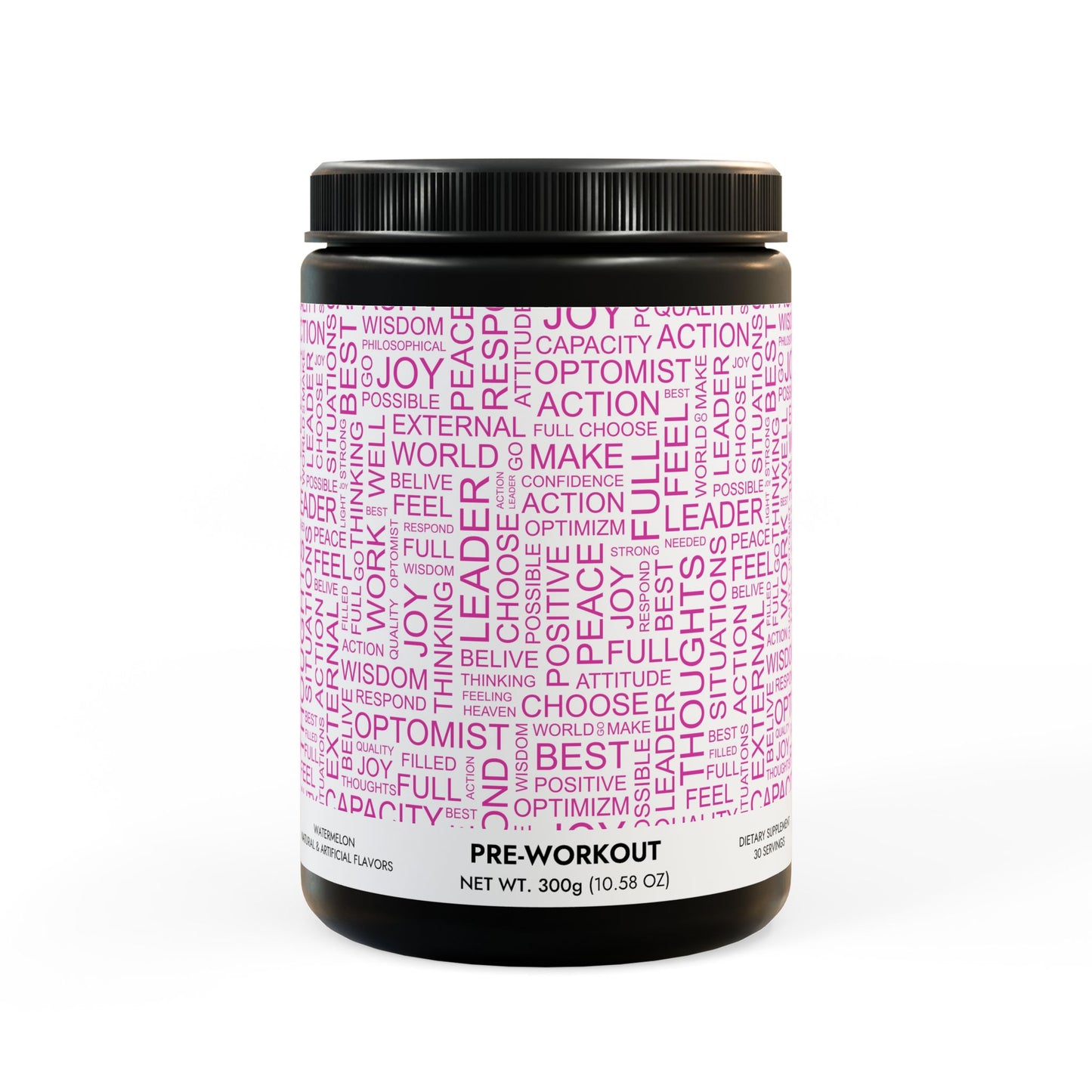 Positivity - Pre-Workout Supplement, Watermelon (300g, 10.58oz)