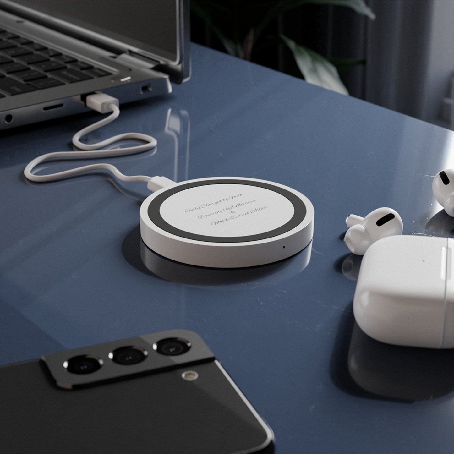 Inspirational Wireless Charging Pad - Keep Calm and Stand on God's Promises