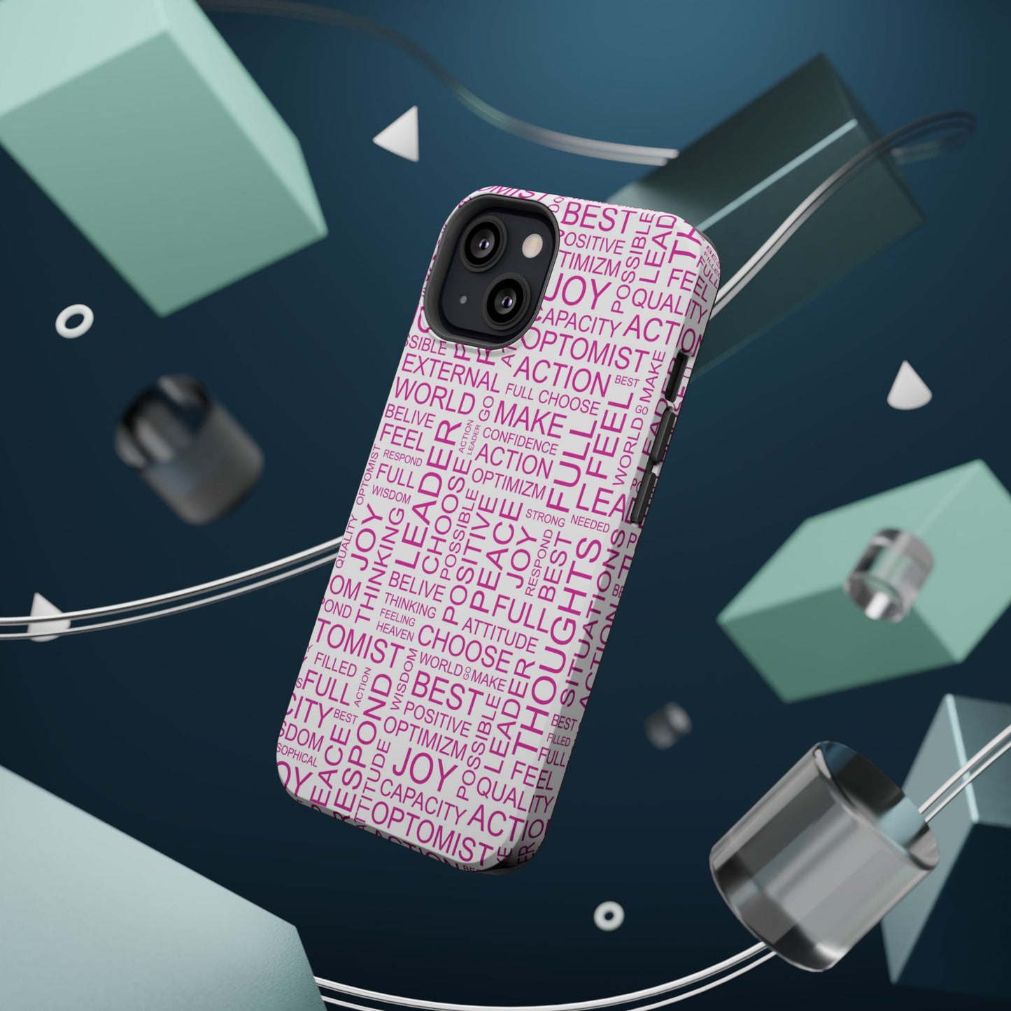 Positivity - Optimistic Magnetic Tough Case for iPhone -