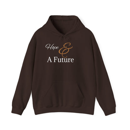 Hope & A Future Unisex Hooded Sweatshirt - Cozy and Inspirational