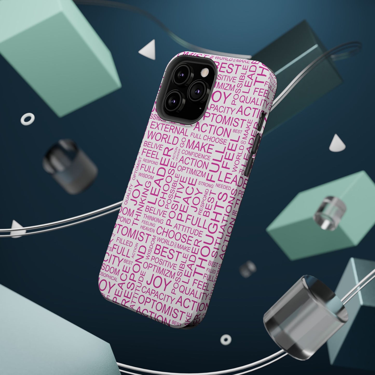 Positivity - Optimistic Magnetic Tough Case for iPhone -