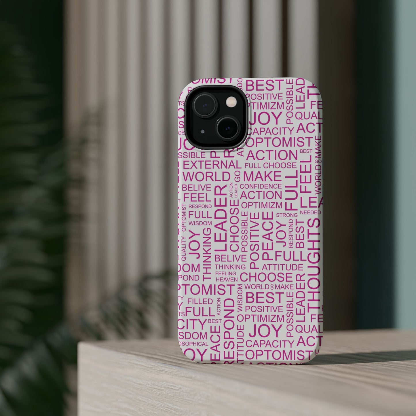 Positivity - Optimistic Magnetic Tough Case for iPhone -