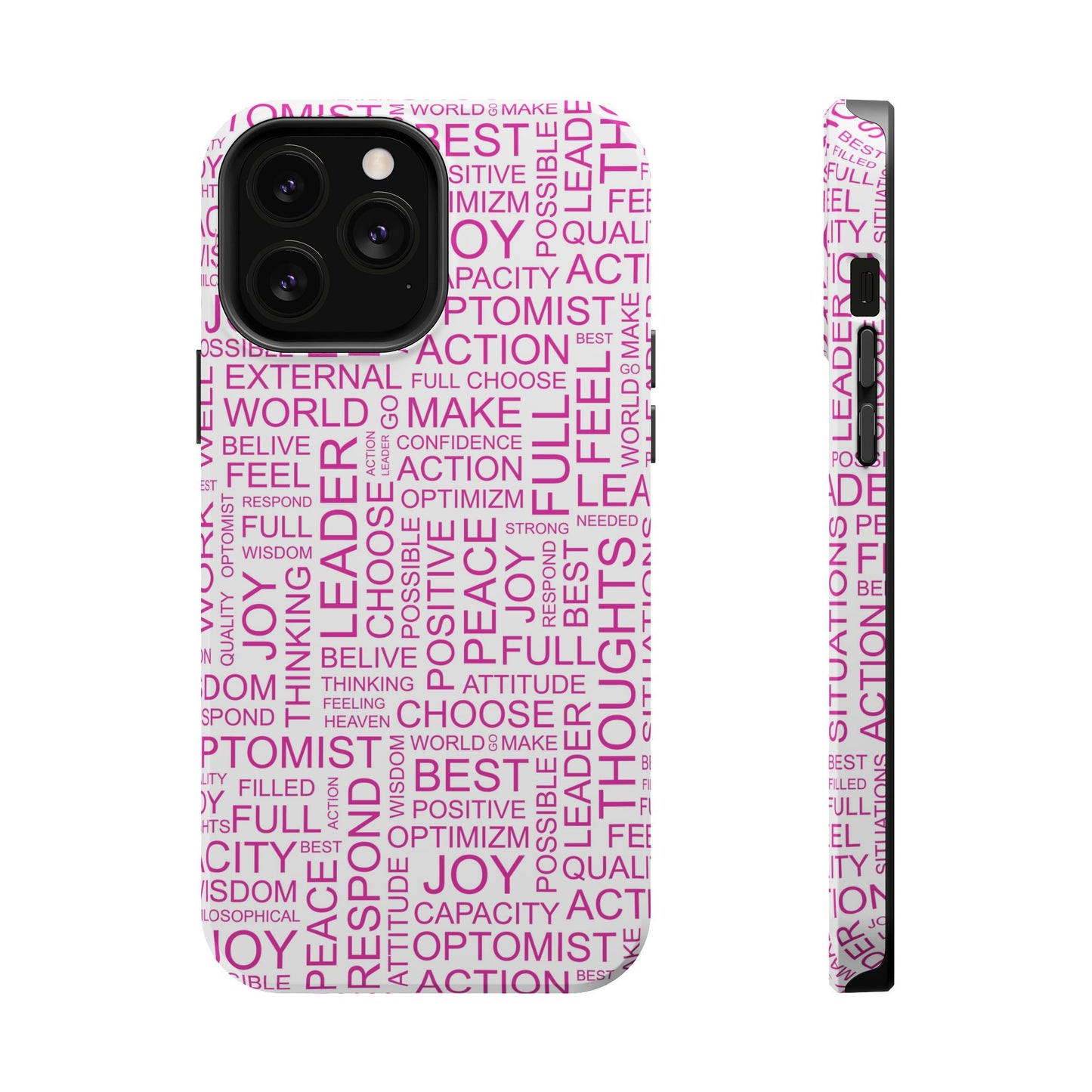 Positivity - Optimistic Magnetic Tough Case for iPhone -