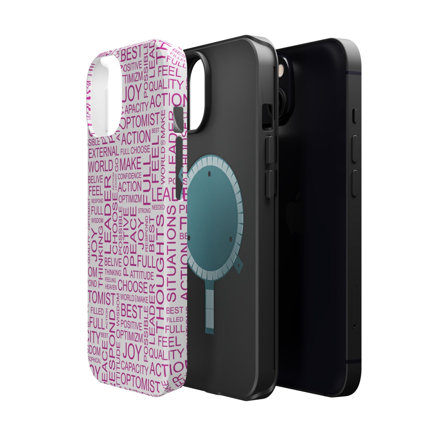 Positivity - Optimistic Magnetic Tough Case for iPhone -