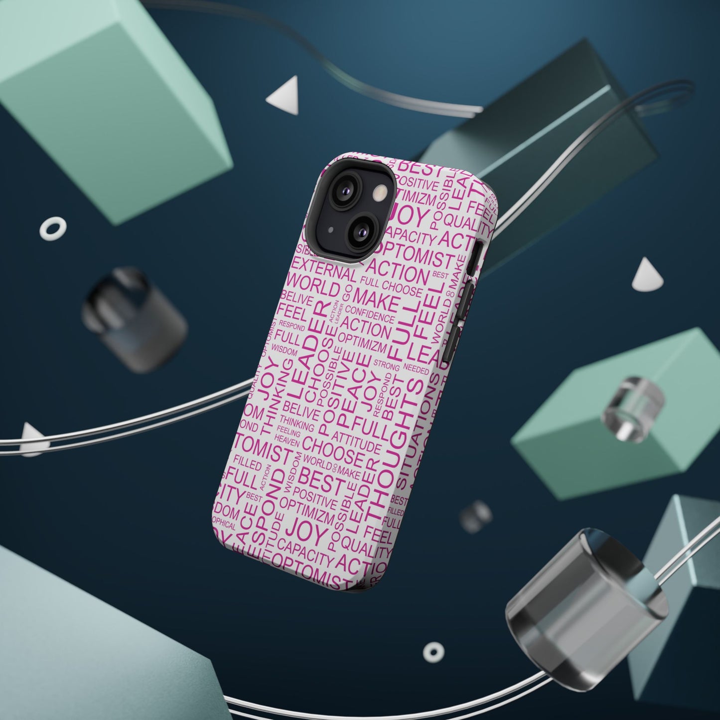 Positivity - Optimistic Magnetic Tough Case for iPhone -