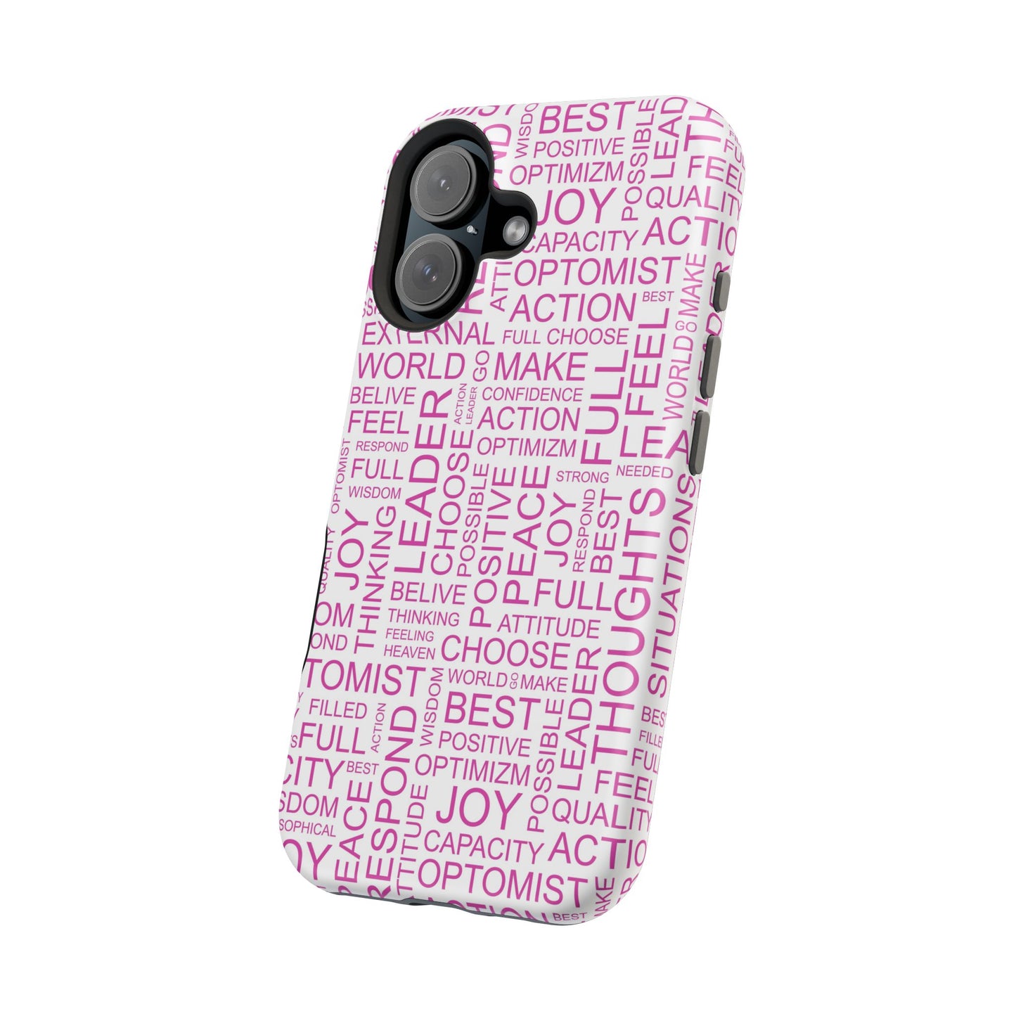 Positivity - Optimistic Magnetic Tough Case for iPhone -