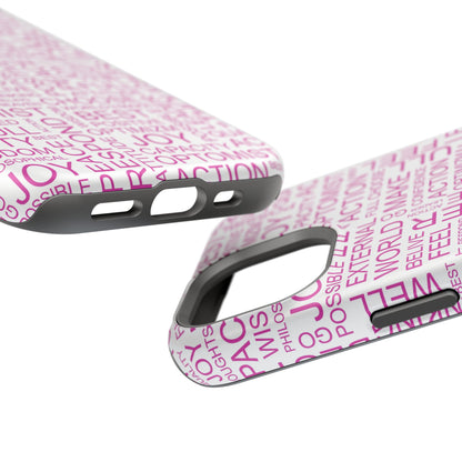 Positivity - Optimistic Magnetic Tough Case for iPhone -