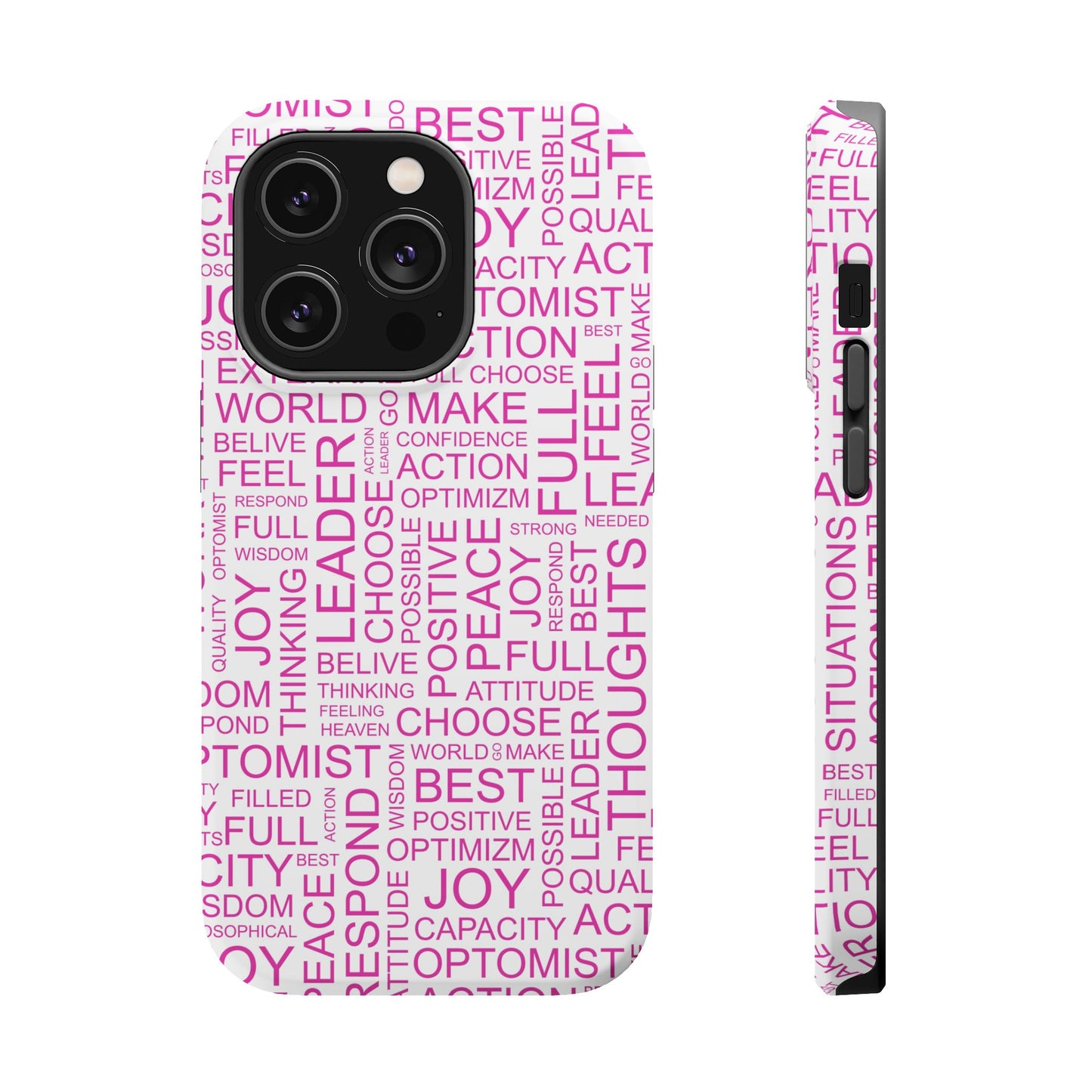 Positivity - Optimistic Magnetic Tough Case for iPhone -