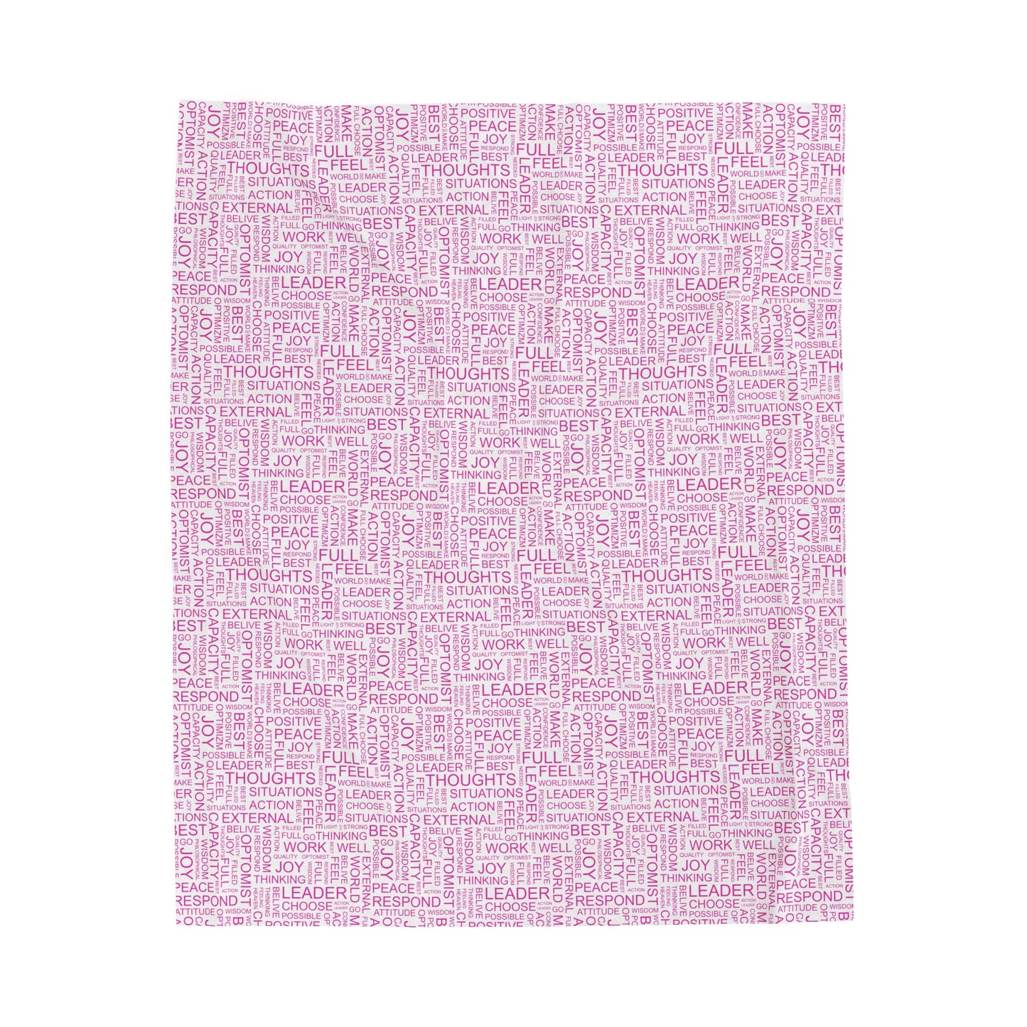 Inspirational Velveteen Plush Blanket - Cozy & Motivational Throw for Self-Care
