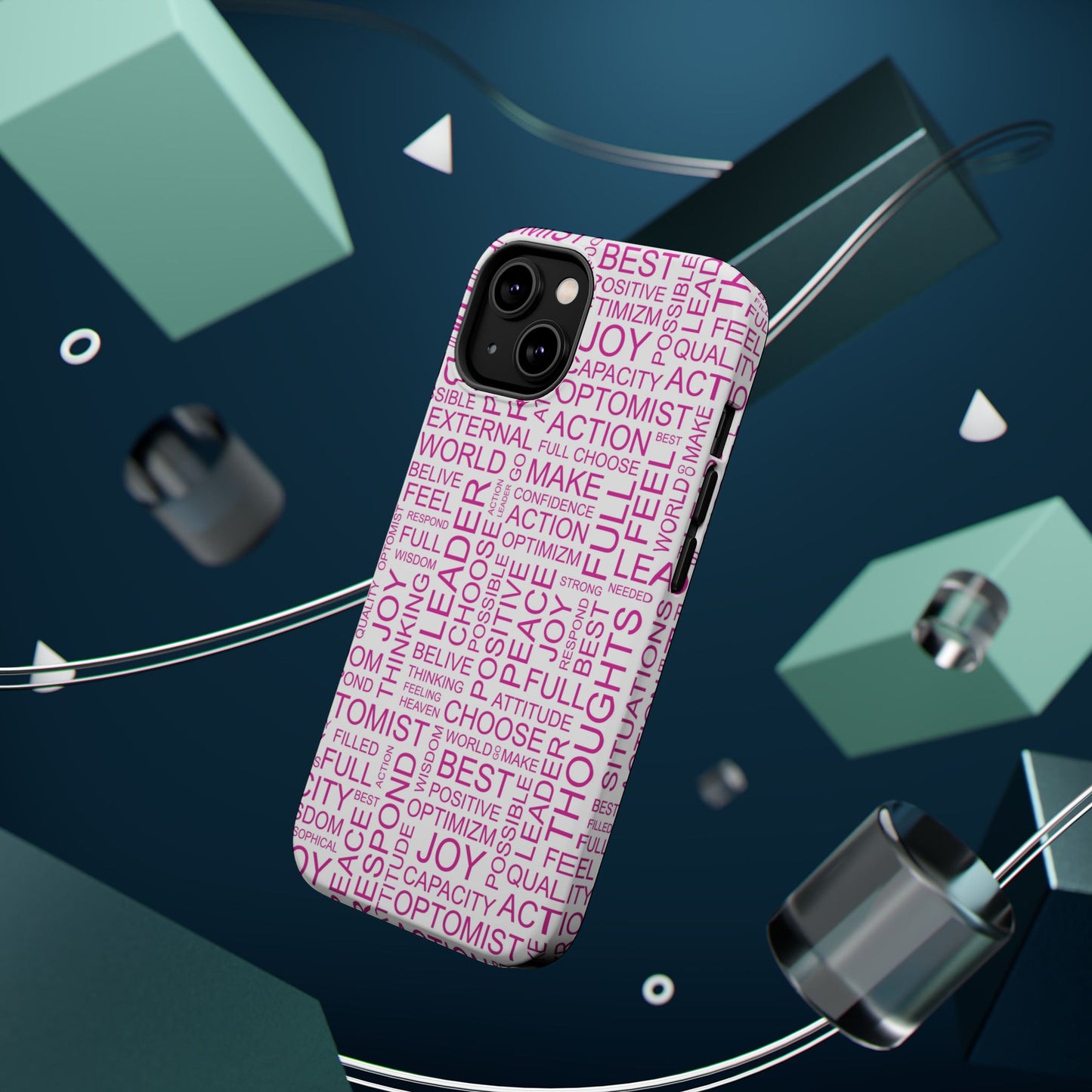 Positivity - Optimistic Magnetic Tough Case for iPhone -