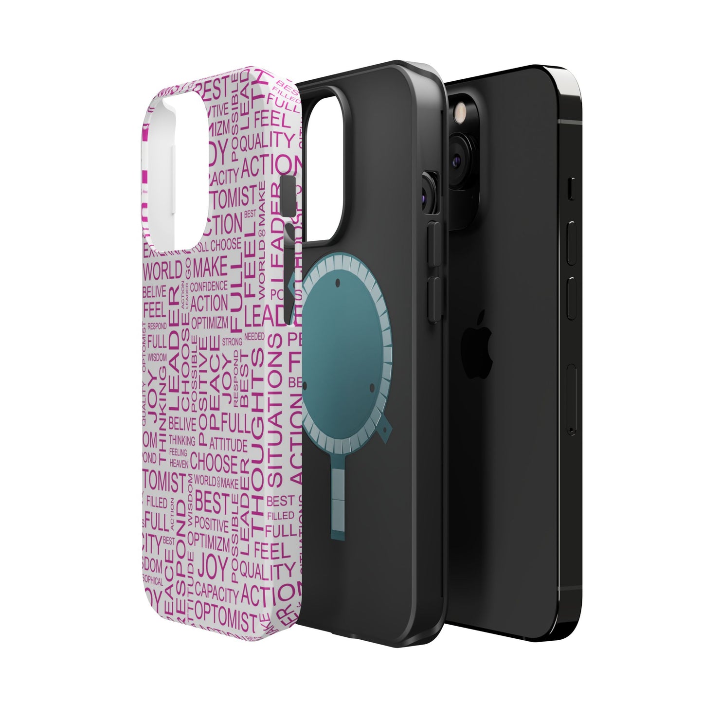 Positivity - Optimistic Magnetic Tough Case for iPhone -
