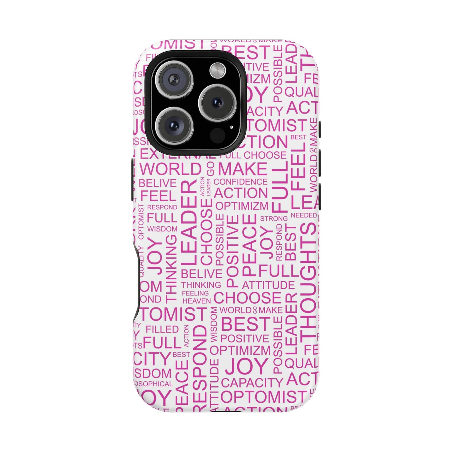 Positivity - Optimistic Magnetic Tough Case for iPhone -