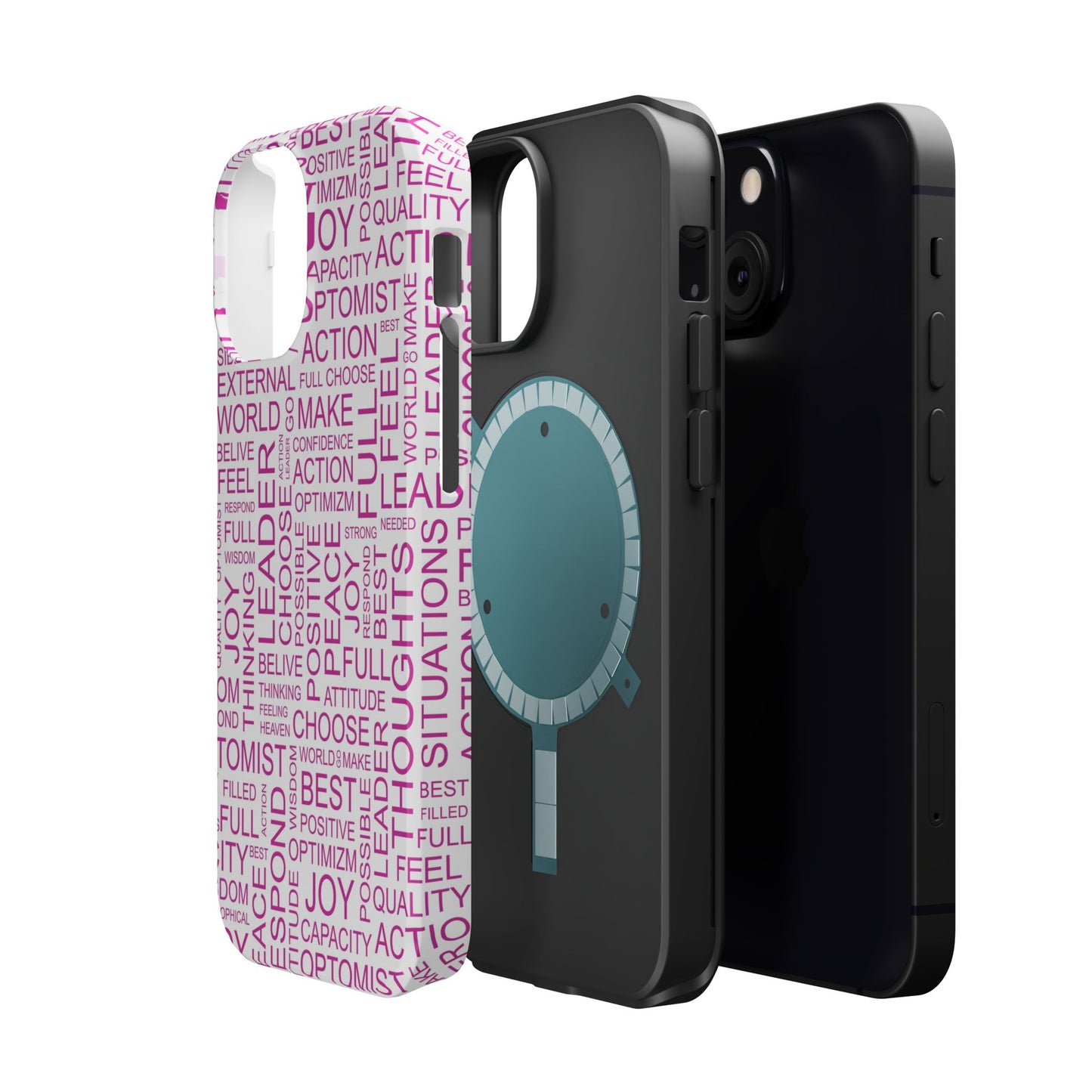 Positivity - Optimistic Magnetic Tough Case for iPhone -