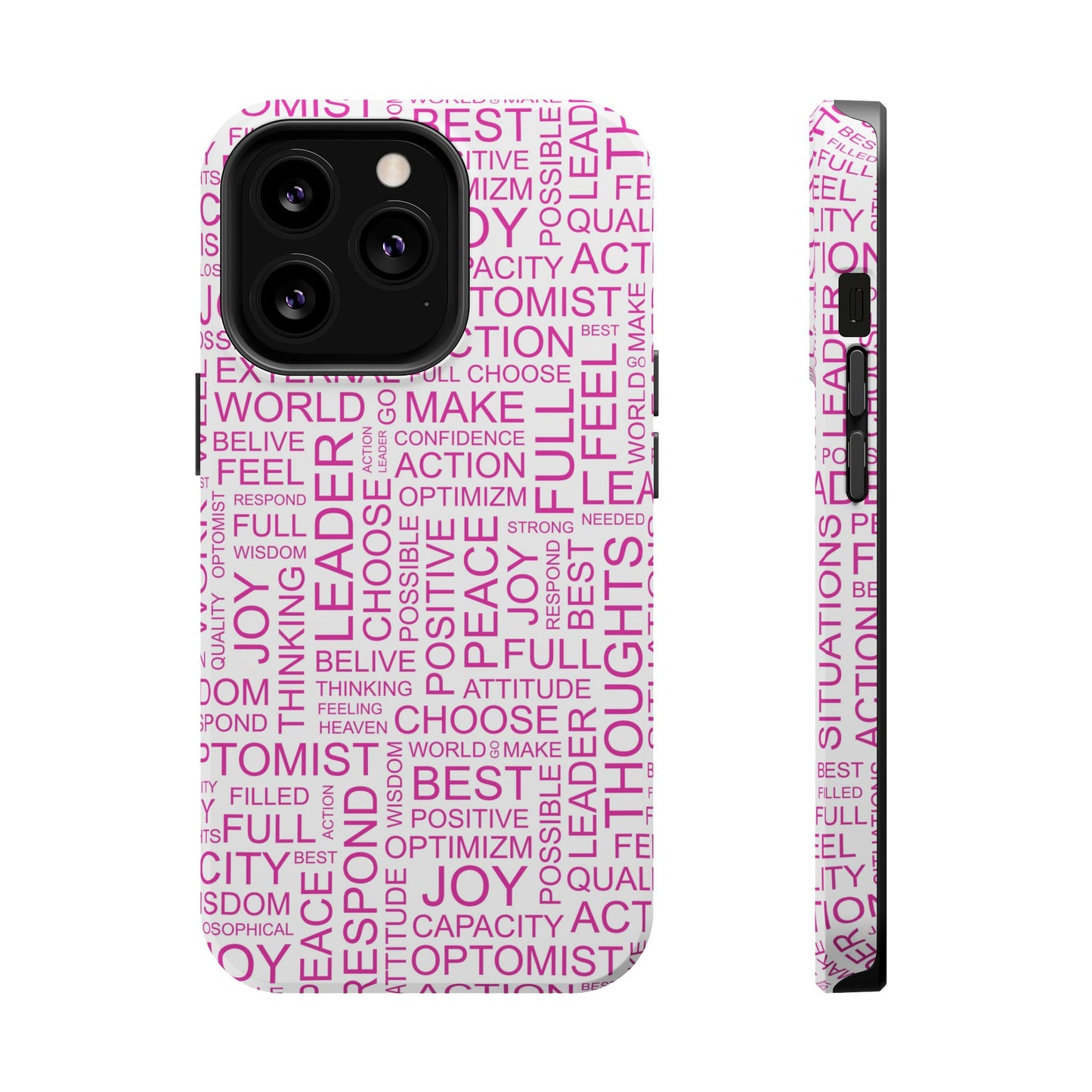 Positivity - Optimistic Magnetic Tough Case for iPhone -
