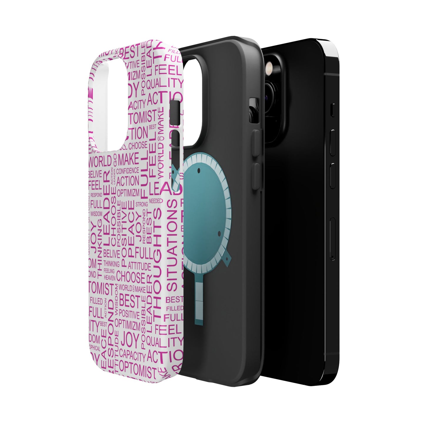 Positivity - Optimistic Magnetic Tough Case for iPhone -