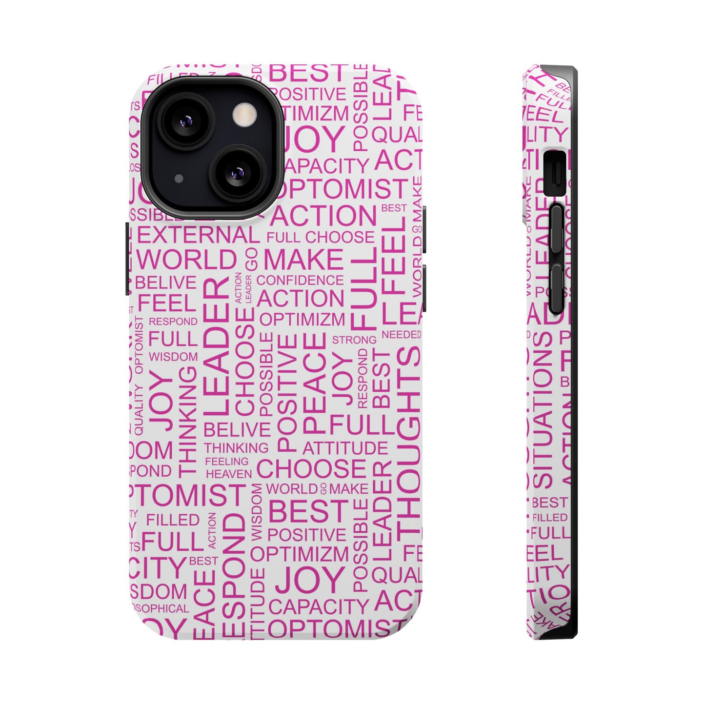Positivity - Optimistic Magnetic Tough Case for iPhone -