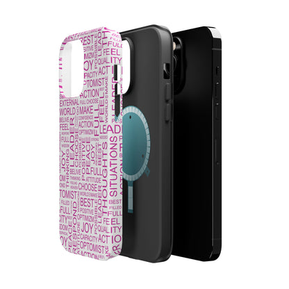Positivity - Optimistic Magnetic Tough Case for iPhone -