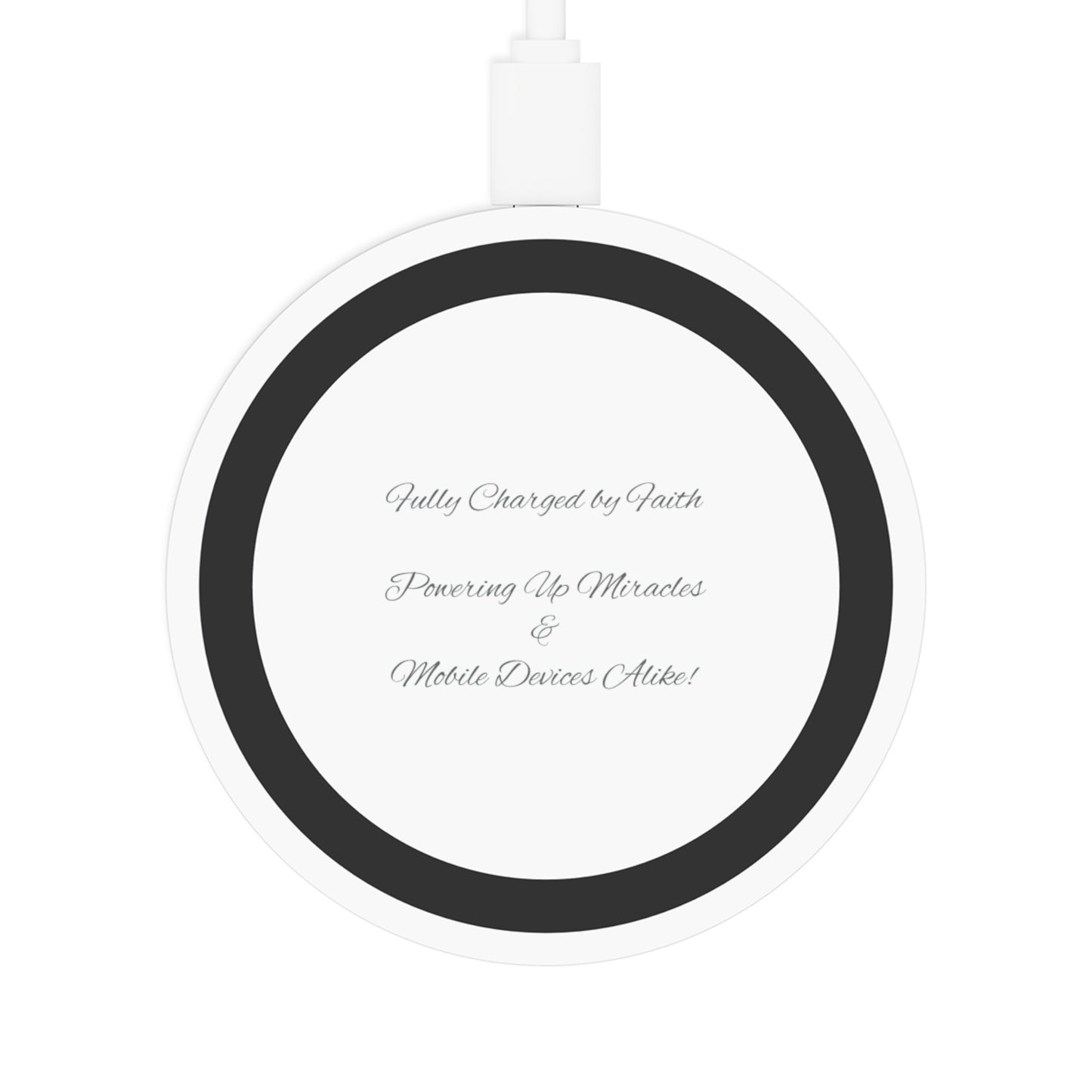 Inspirational Wireless Charging Pad - Keep Calm and Stand on God's Promises