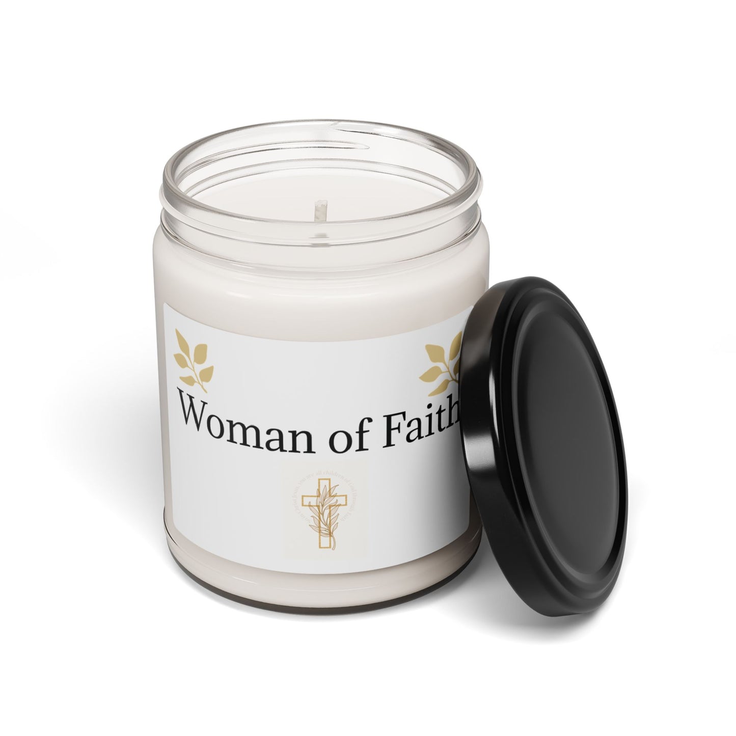 Woman of Faith Scented Soy Candle - 9oz Inspirational Gift