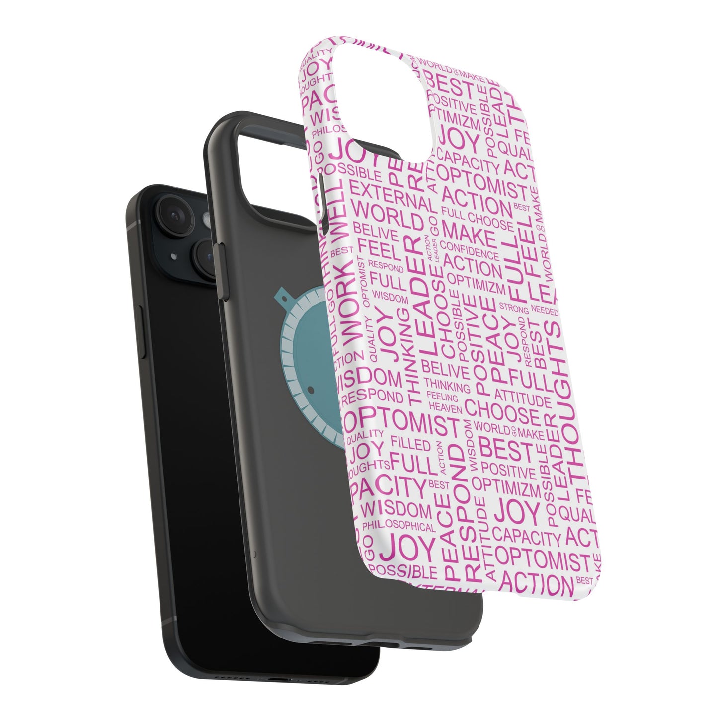 Positivity - Optimistic Magnetic Tough Case for iPhone -