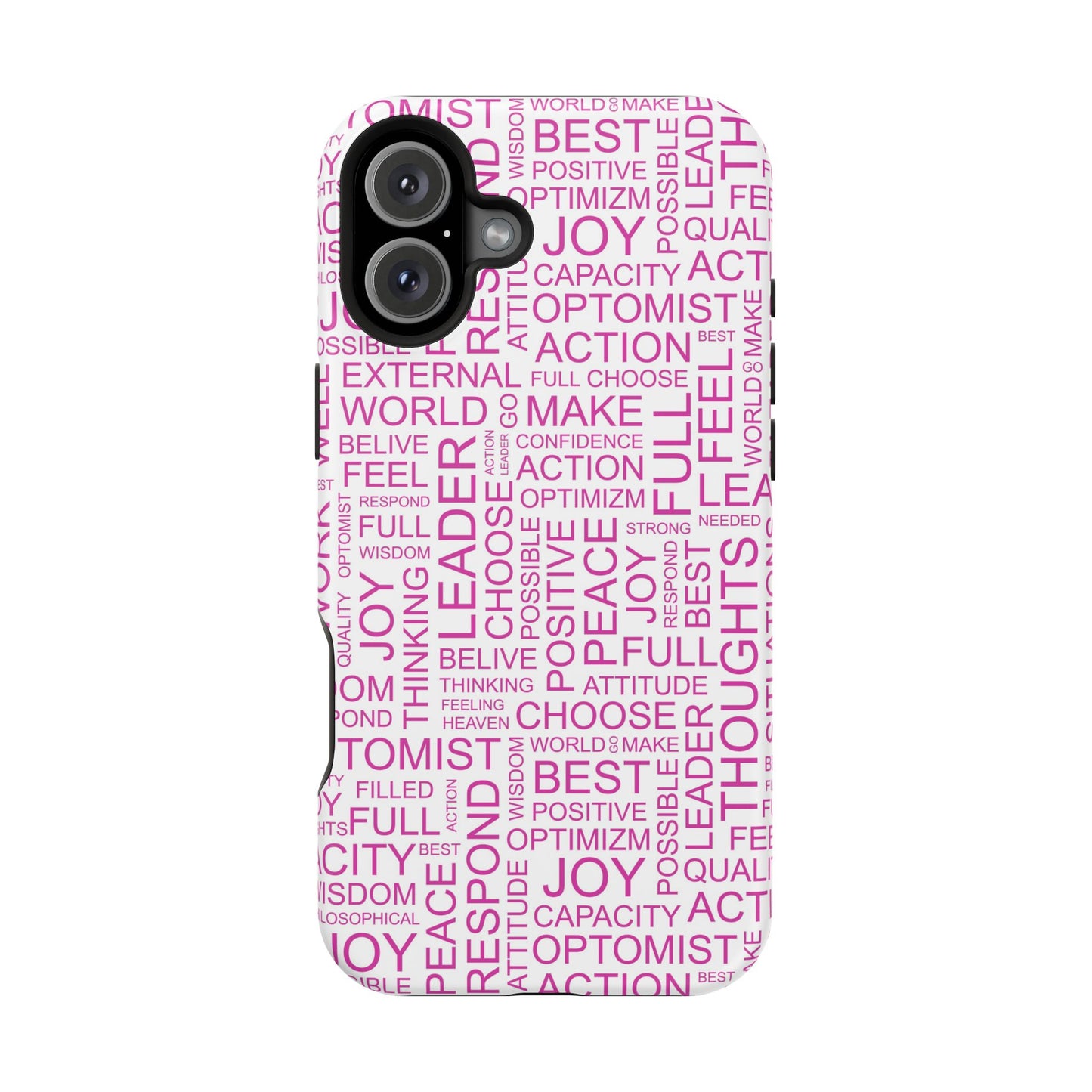 Positivity - Optimistic Magnetic Tough Case for iPhone -