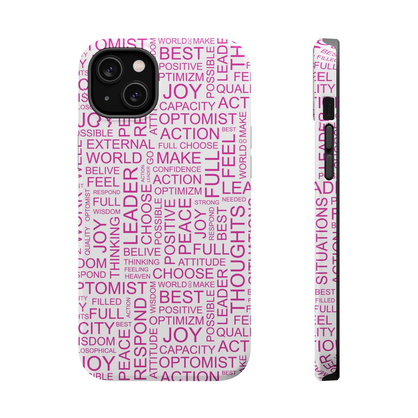 Positivity - Optimistic Magnetic Tough Case for iPhone -