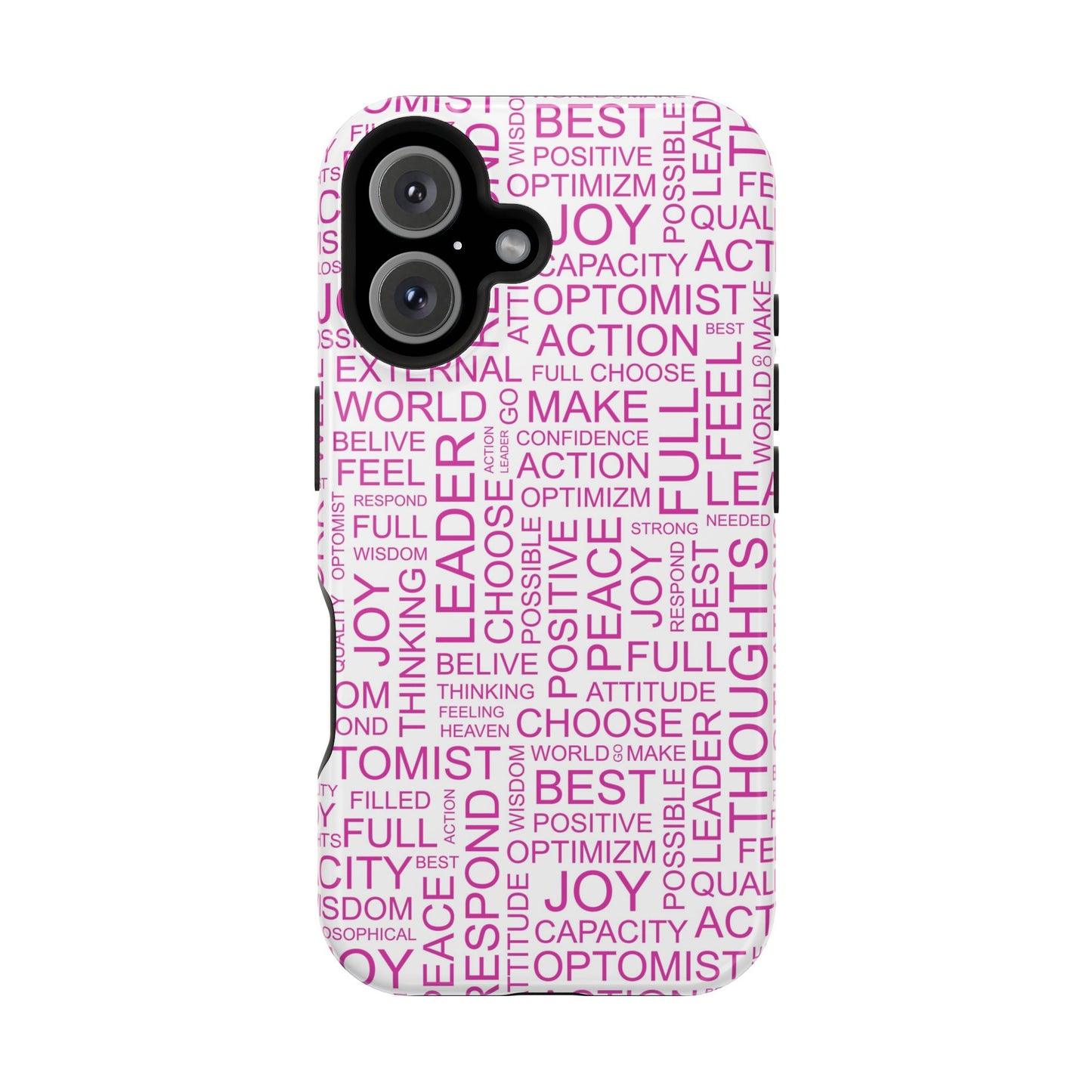 Positivity - Optimistic Magnetic Tough Case for iPhone -
