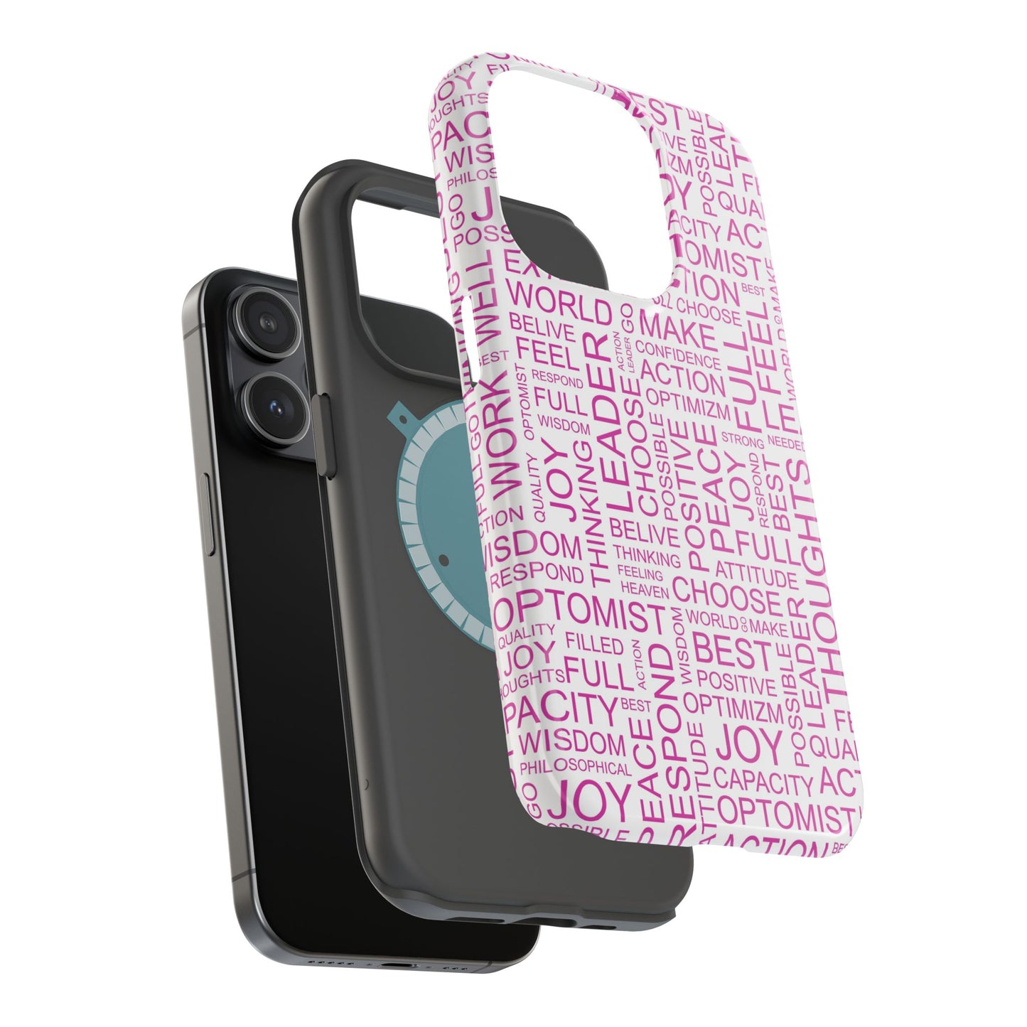 Positivity - Optimistic Magnetic Tough Case for iPhone -