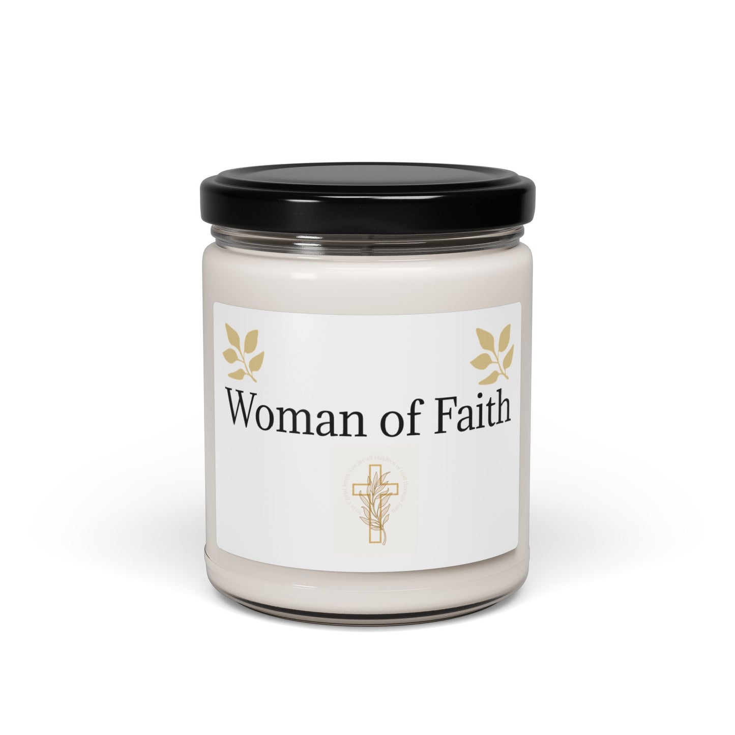 Woman of Faith Scented Soy Candle - 9oz Inspirational Gift