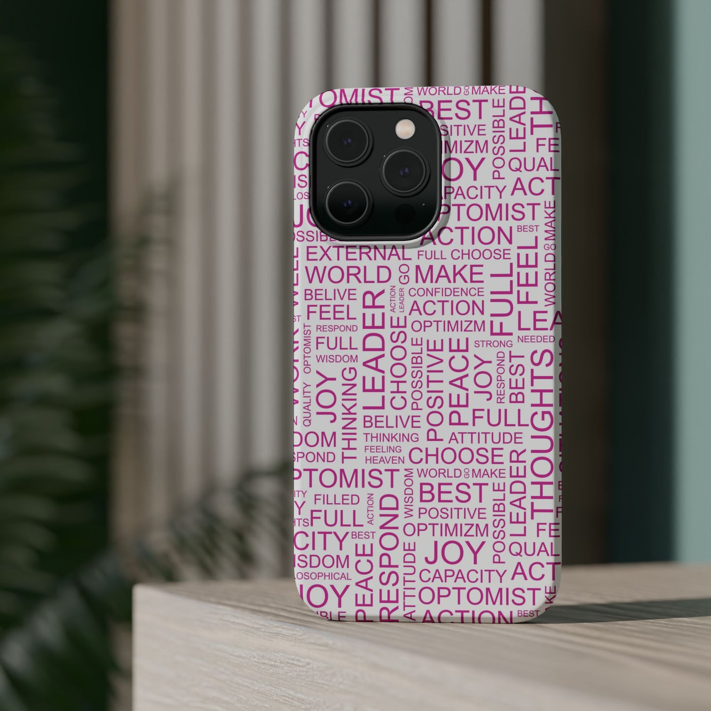 Positivity - Optimistic Magnetic Tough Case for iPhone -