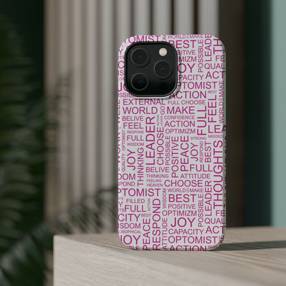 Positivity - Optimistic Magnetic Tough Case for iPhone -