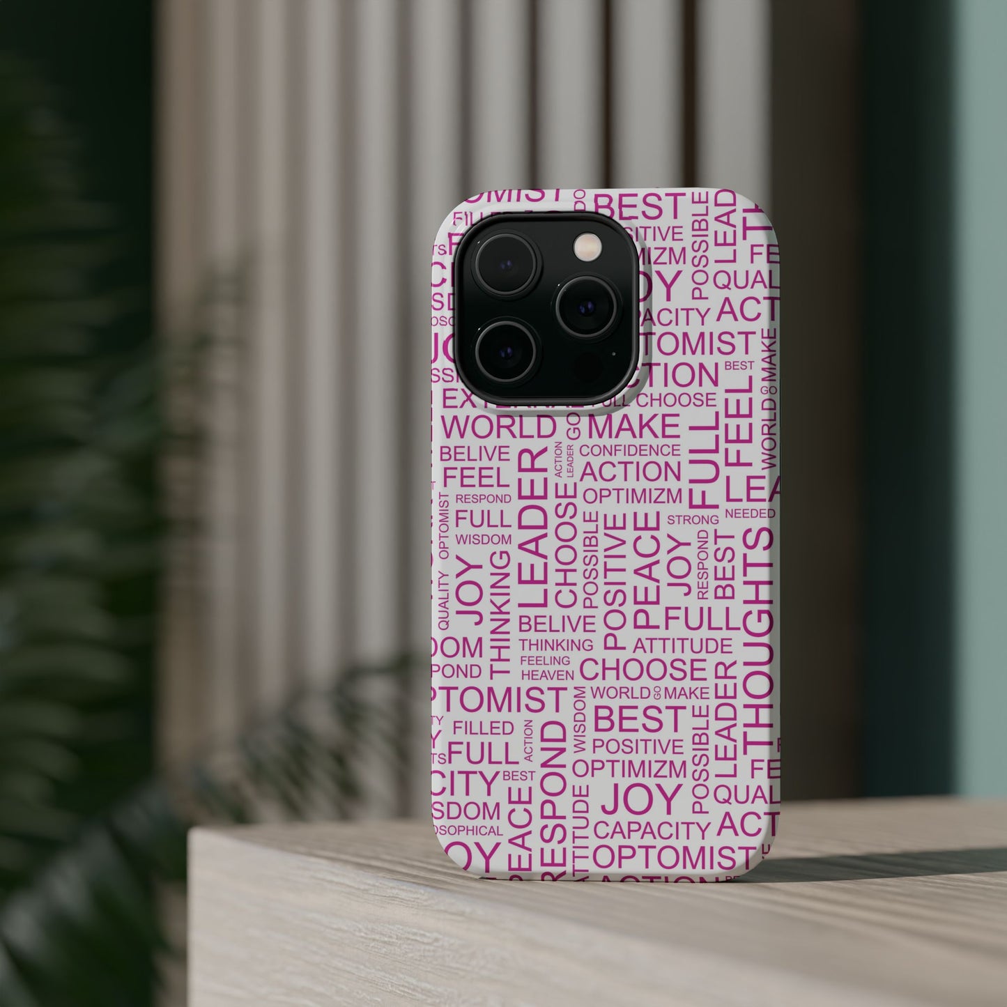 Positivity - Optimistic Magnetic Tough Case for iPhone -