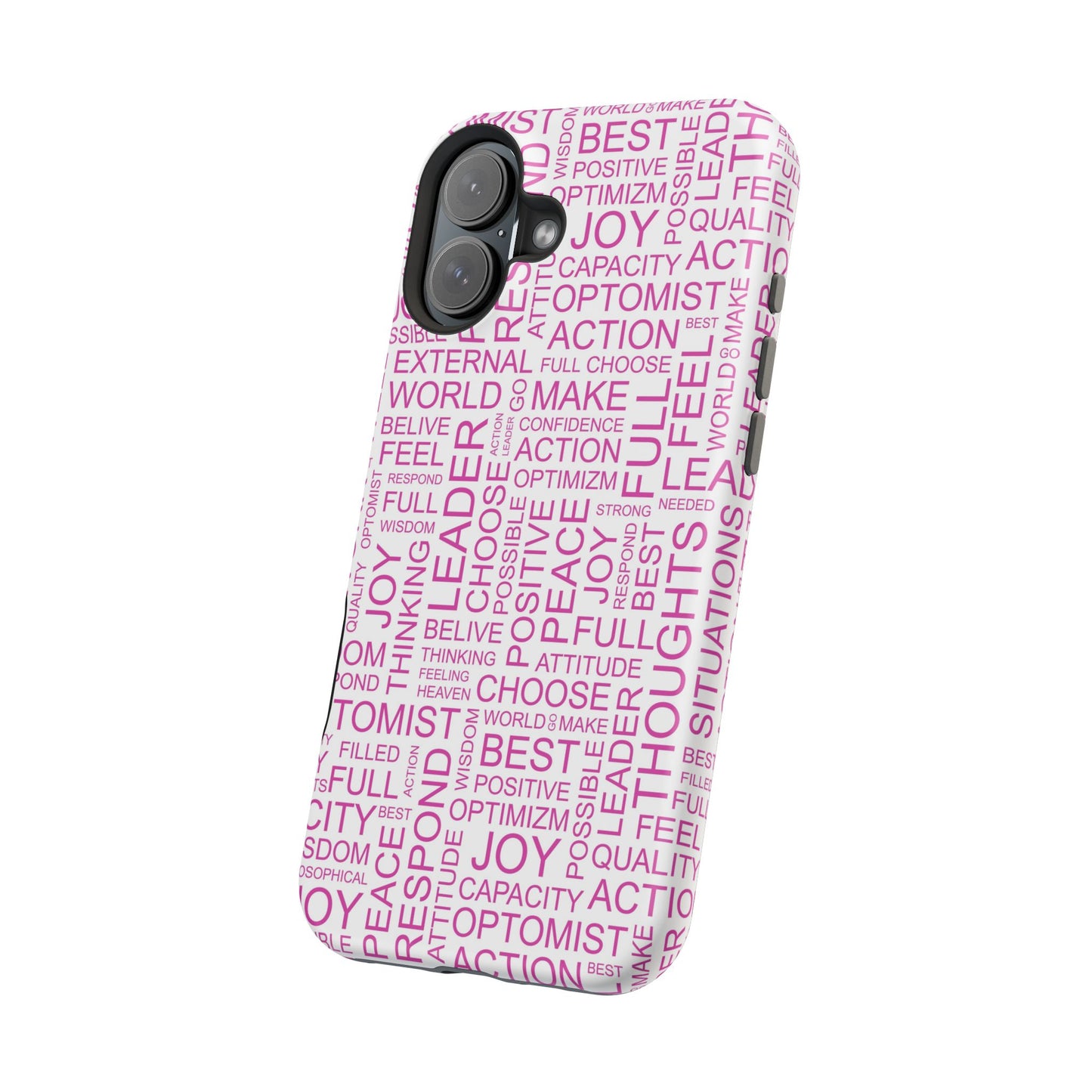 Positivity - Optimistic Magnetic Tough Case for iPhone -