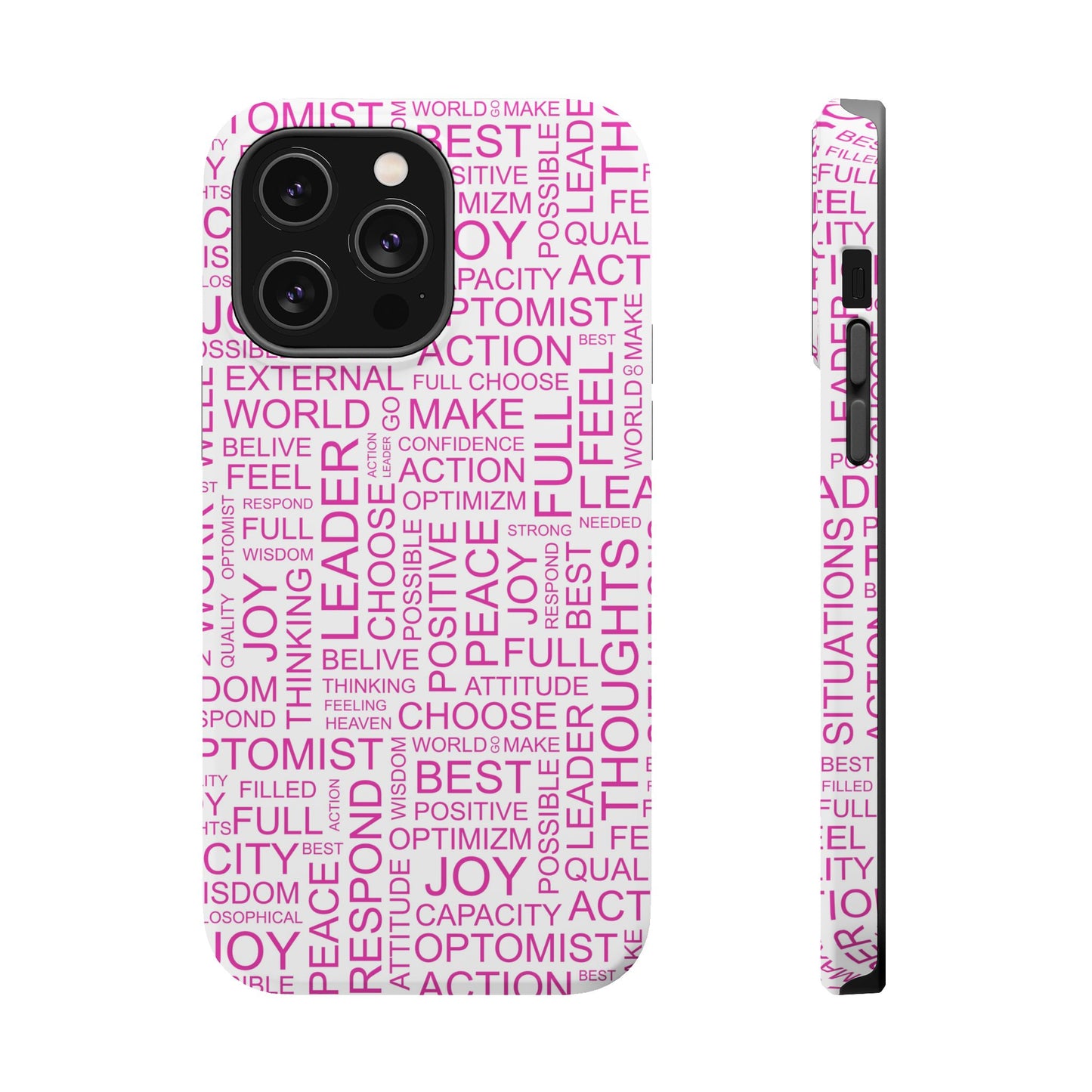 Positivity - Optimistic Magnetic Tough Case for iPhone -