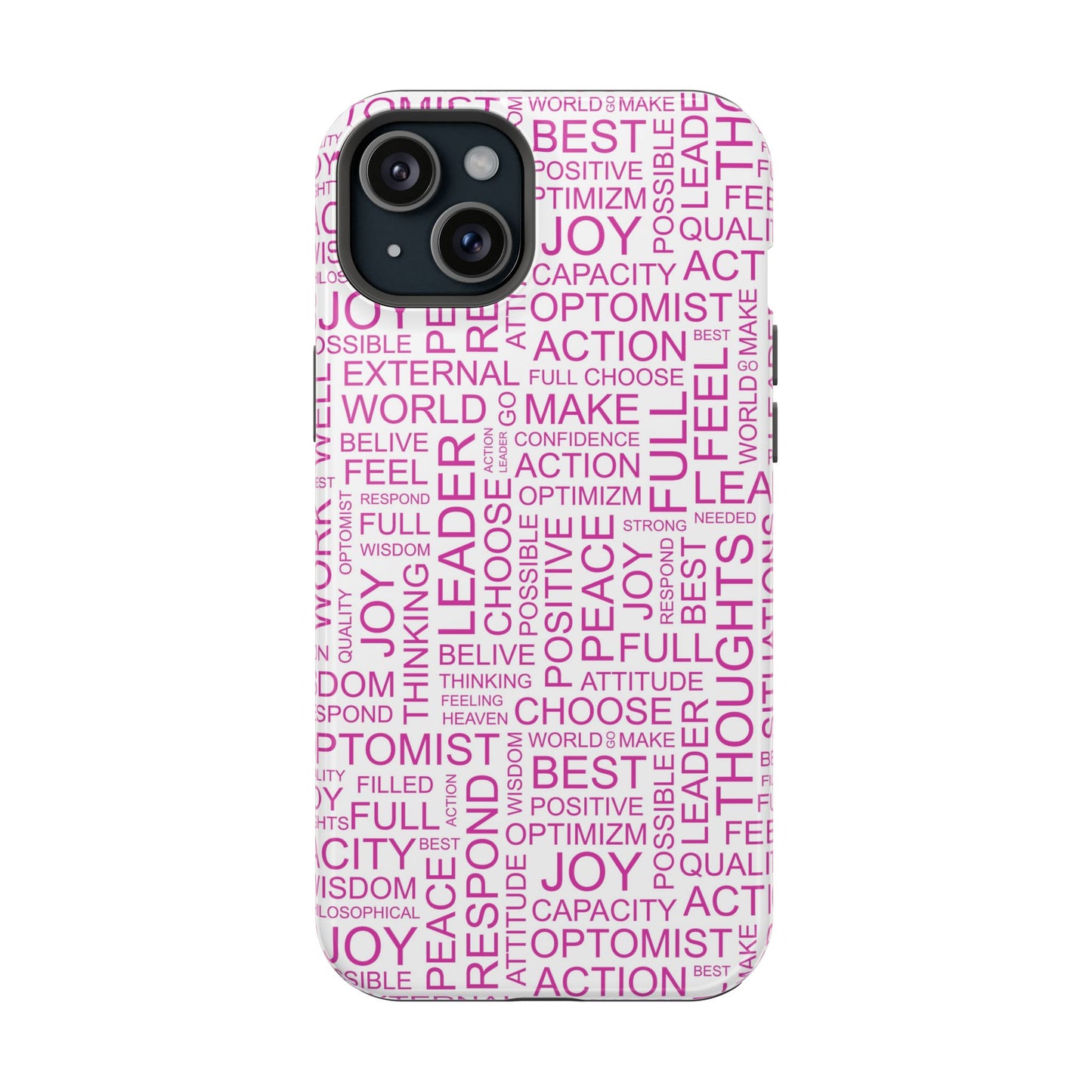 Positivity - Optimistic Magnetic Tough Case for iPhone -