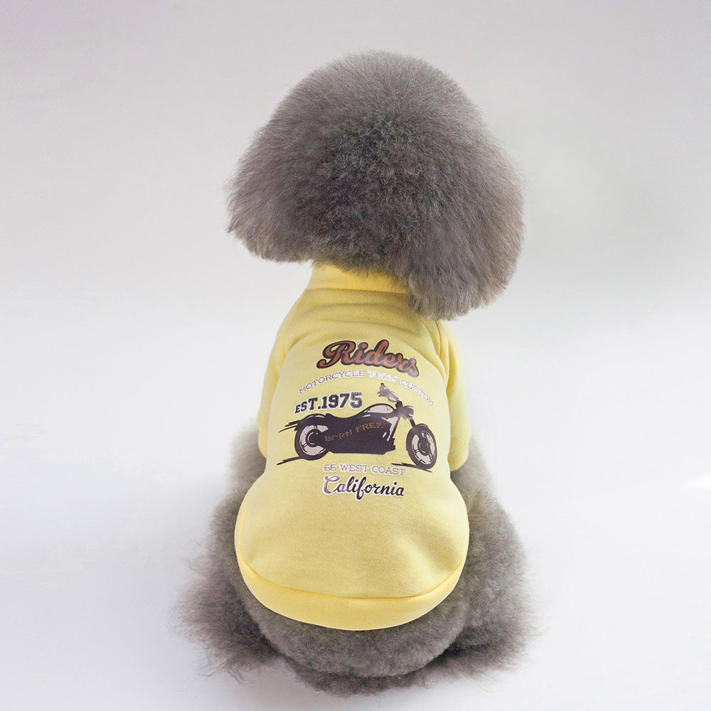 Dog Winter Pet Clothes Brushed Hoody/sweater