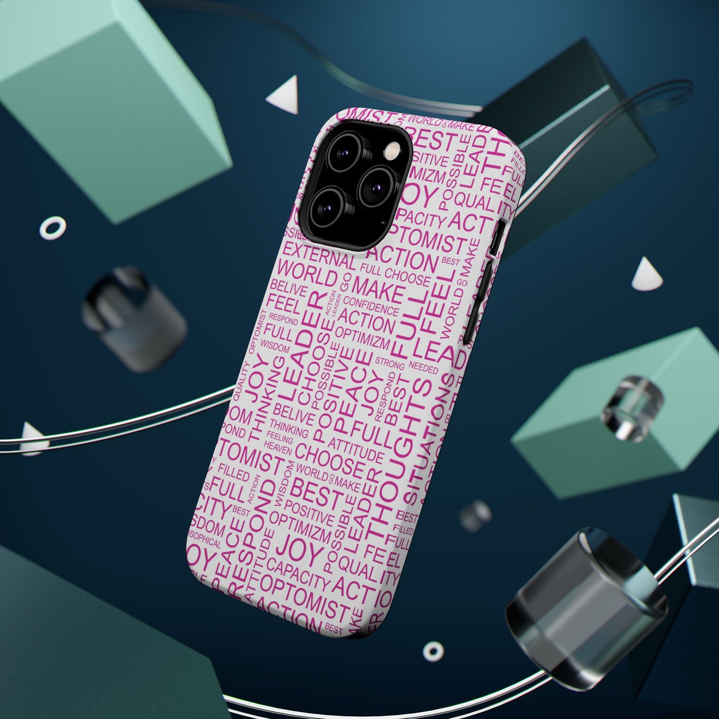 Positivity - Optimistic Magnetic Tough Case for iPhone -