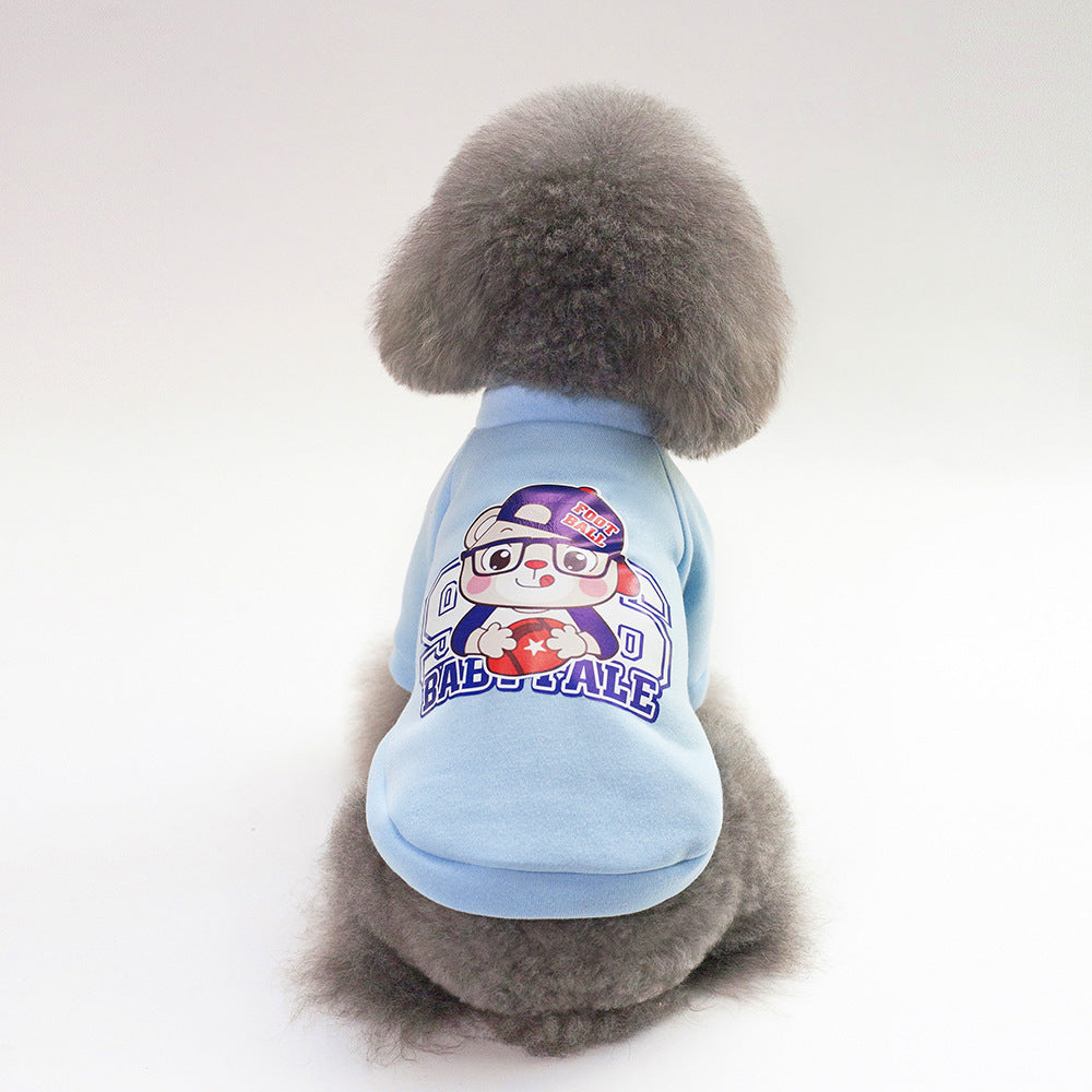 Dog Winter Pet Clothes Brushed Hoody/sweater