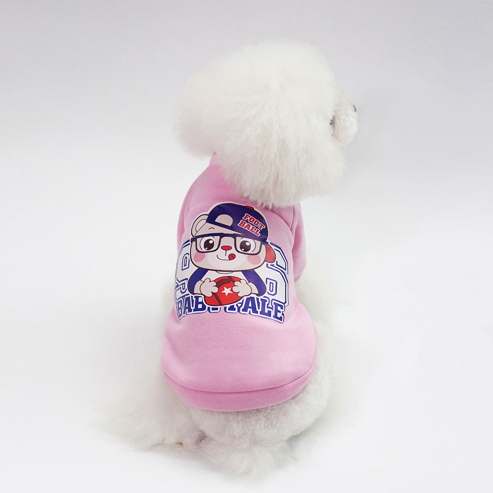 Dog Winter Pet Clothes Brushed Hoody/sweater