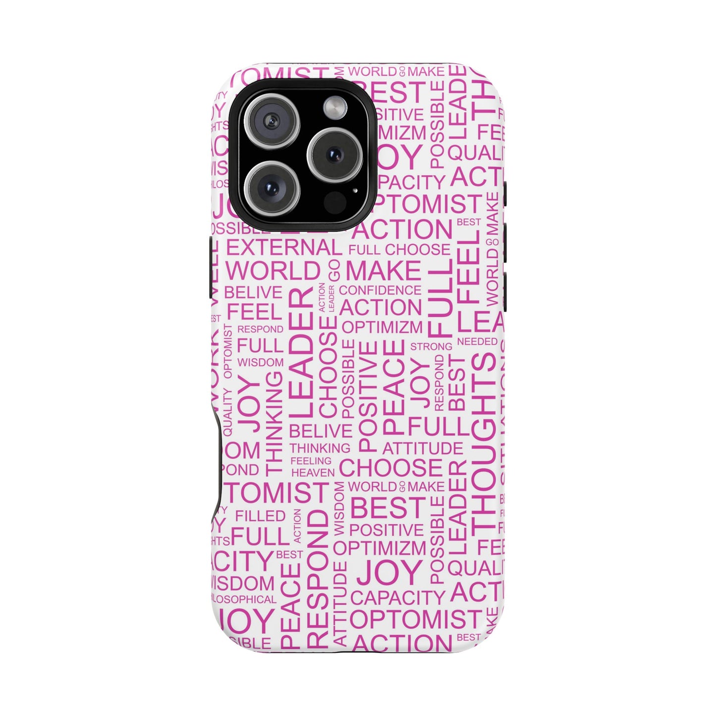 Positivity - Optimistic Magnetic Tough Case for iPhone -
