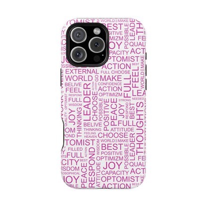 Positivity - Optimistic Magnetic Tough Case for iPhone -