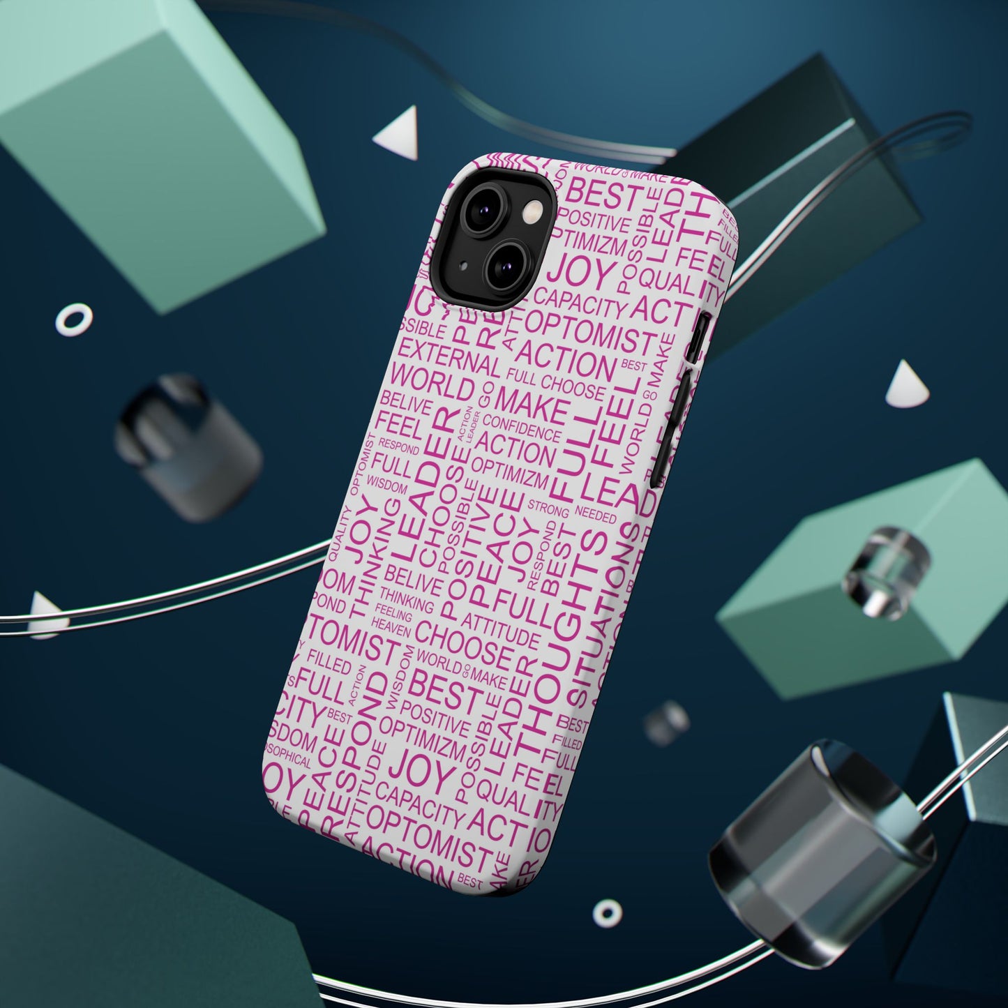 Positivity - Optimistic Magnetic Tough Case for iPhone -
