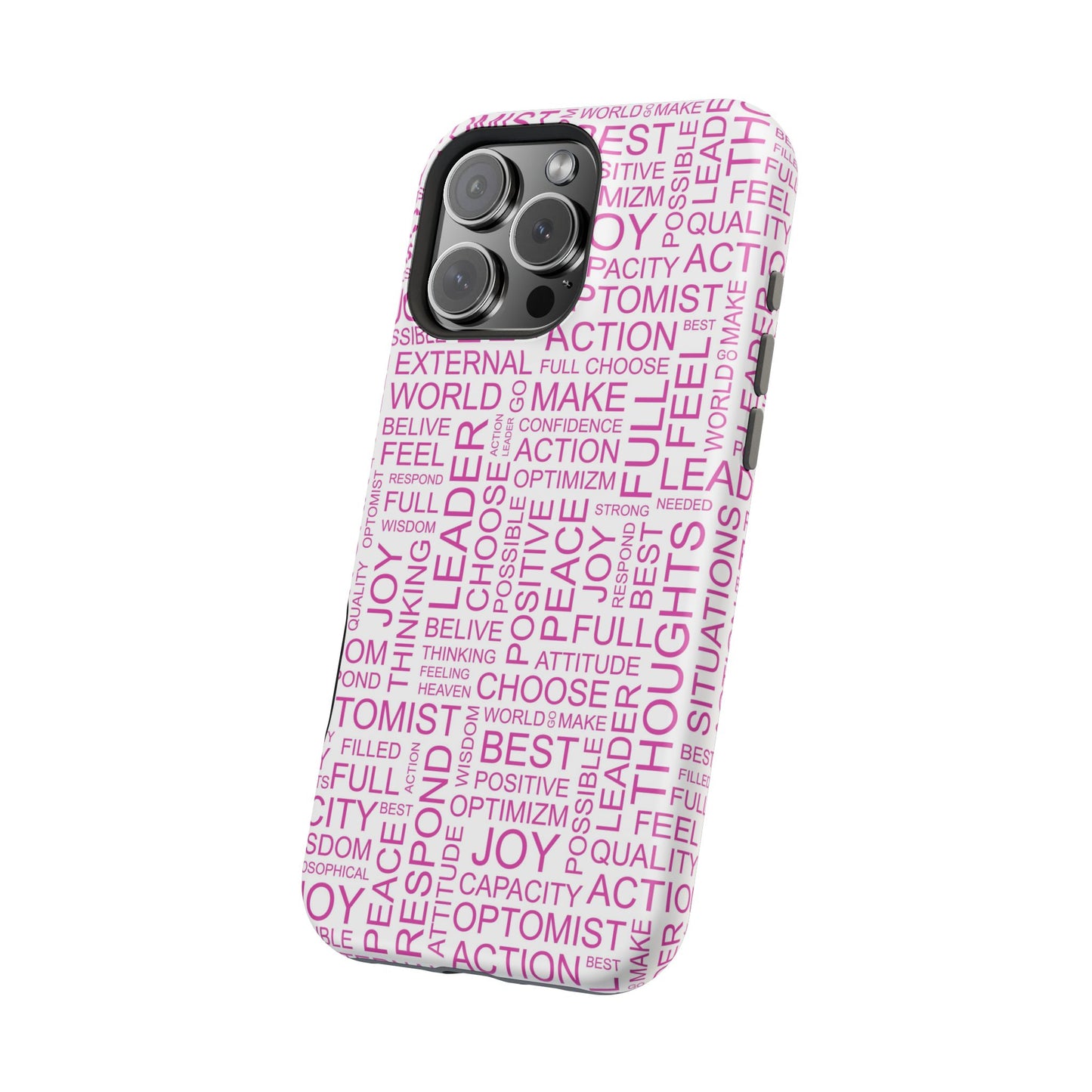 Positivity - Optimistic Magnetic Tough Case for iPhone -