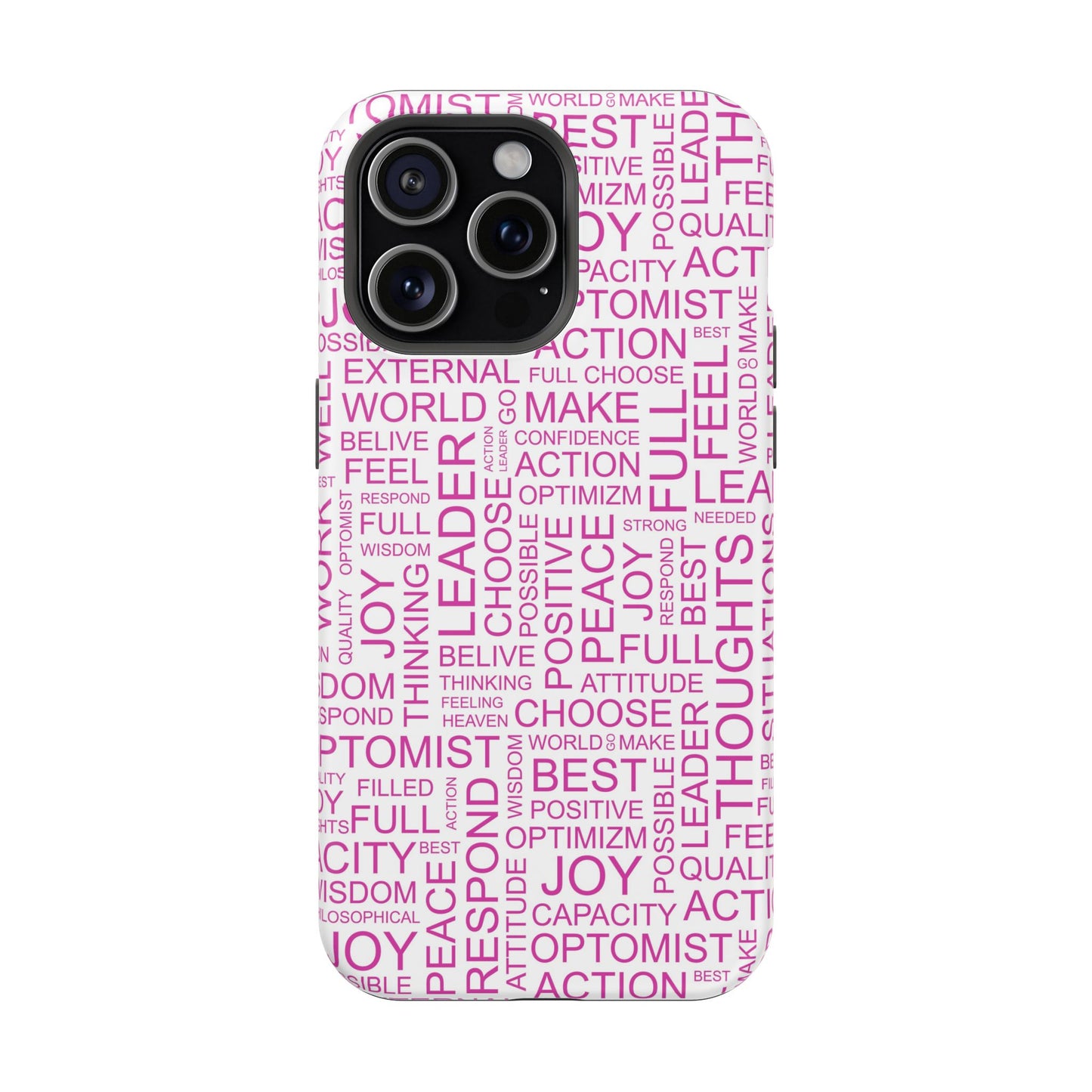 Positivity - Optimistic Magnetic Tough Case for iPhone -